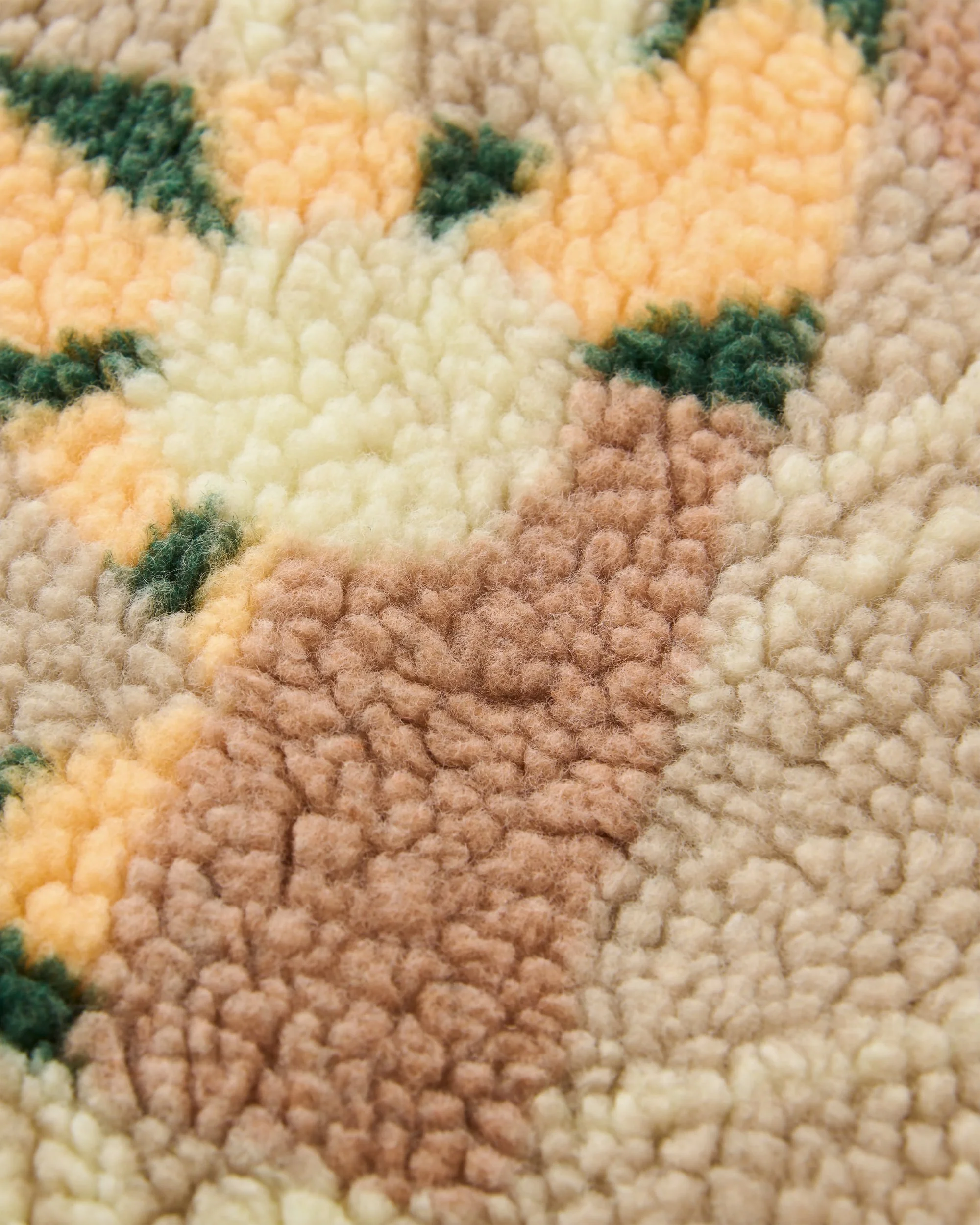 Clover Sherpa Fleece - Sun Patch Simply Taupe - Image 5