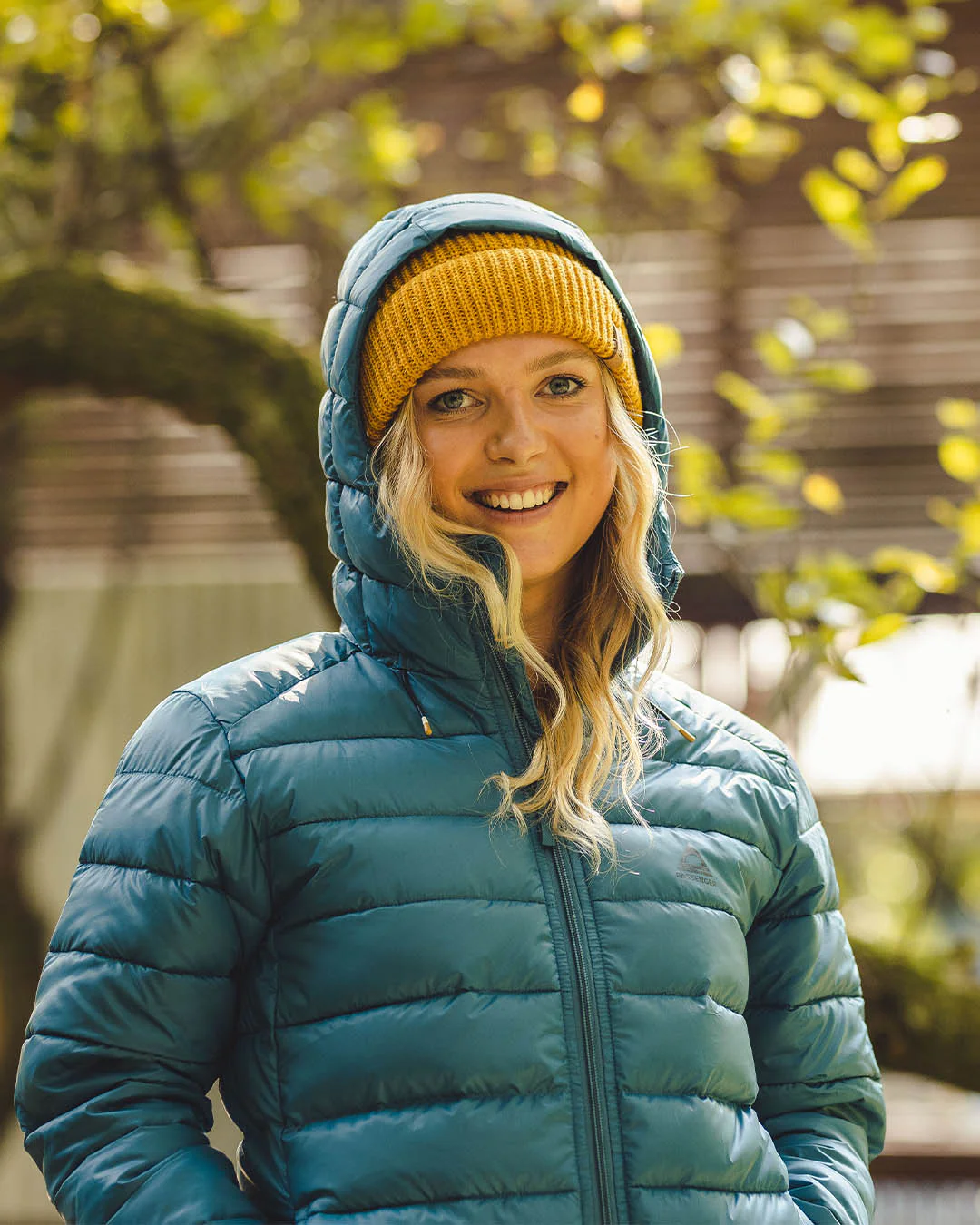 Compass Acrylic Beanie - Mustard Yellow - Image 6
