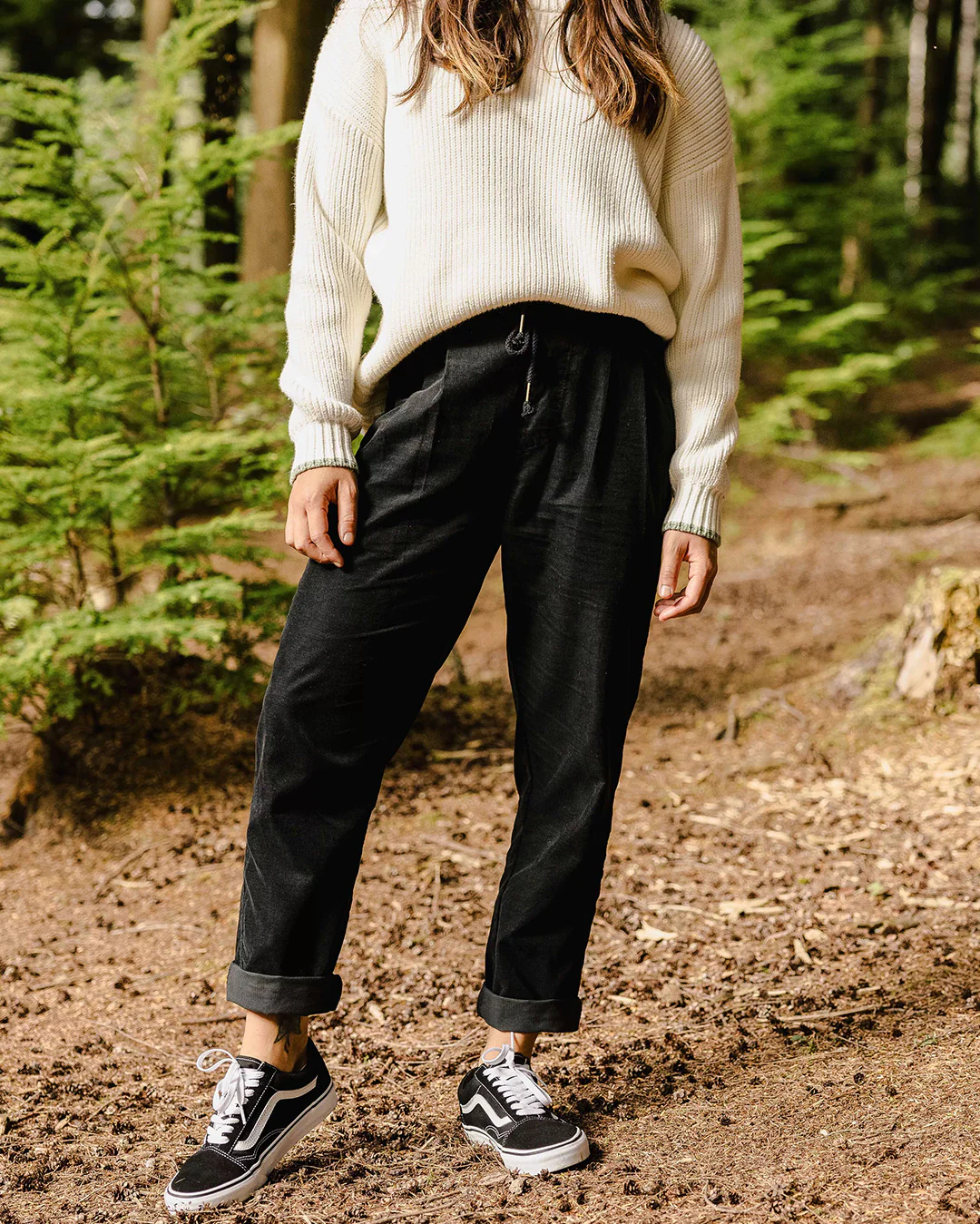 Compass Cord Trouser - Black