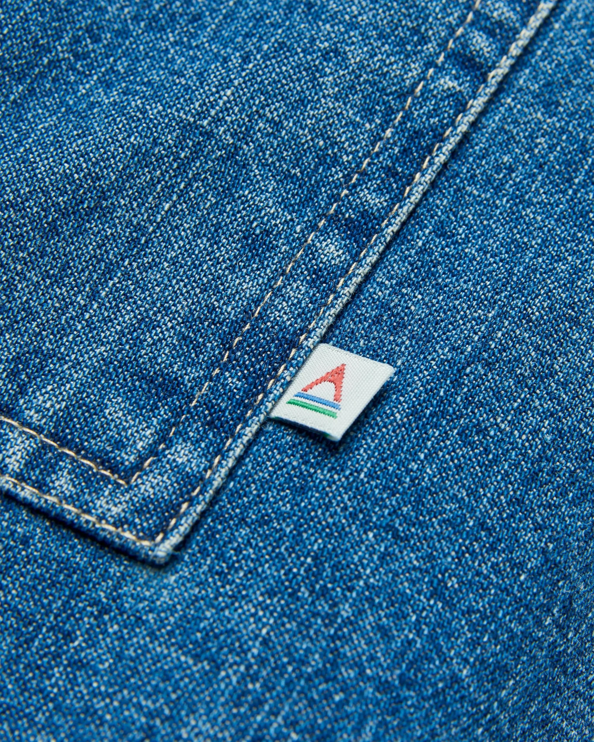 Coral Organic Cotton LS Shirt - Washed Denim - Image 8