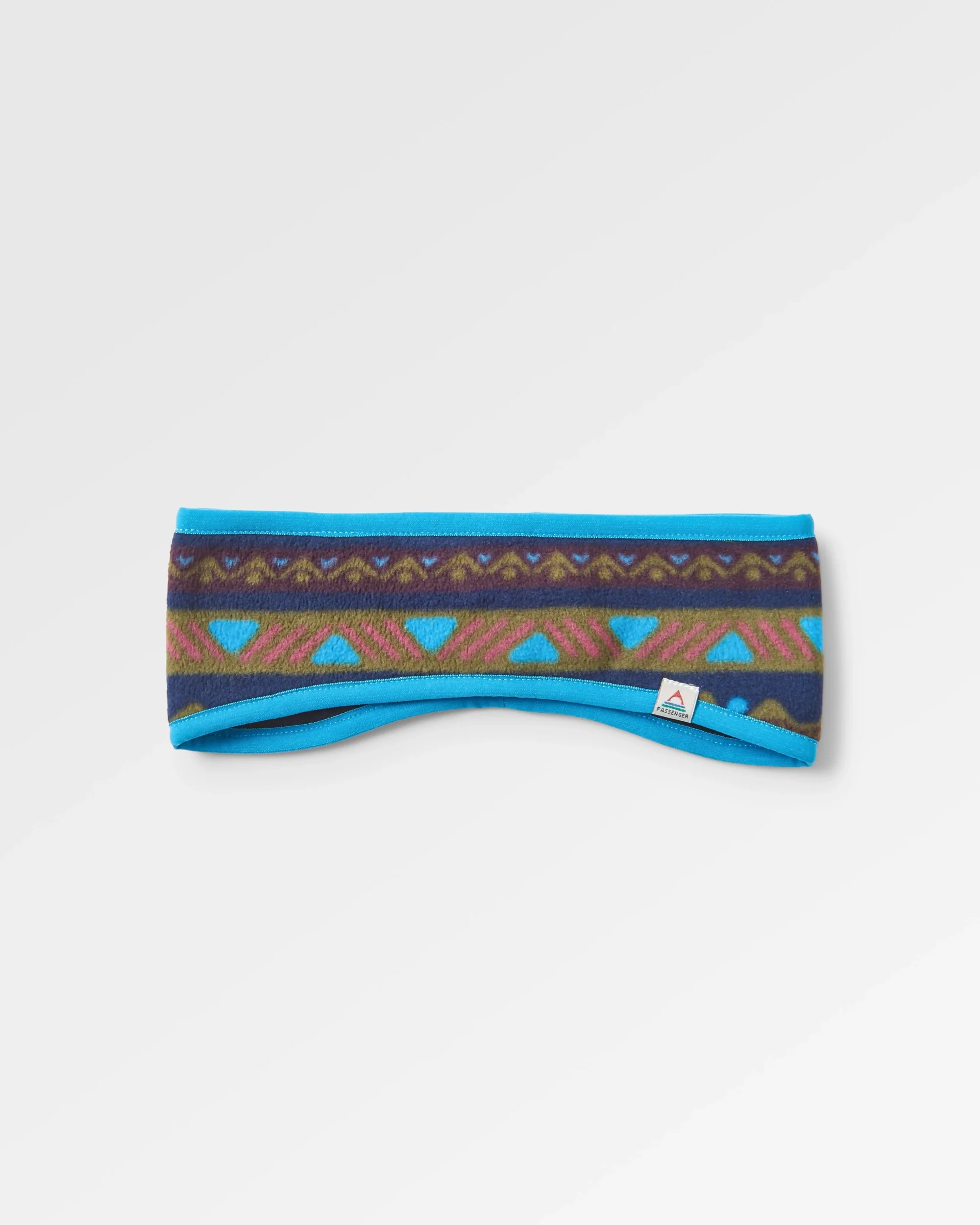Cosy Polar Fleece Headband - Mountain Geo Multi