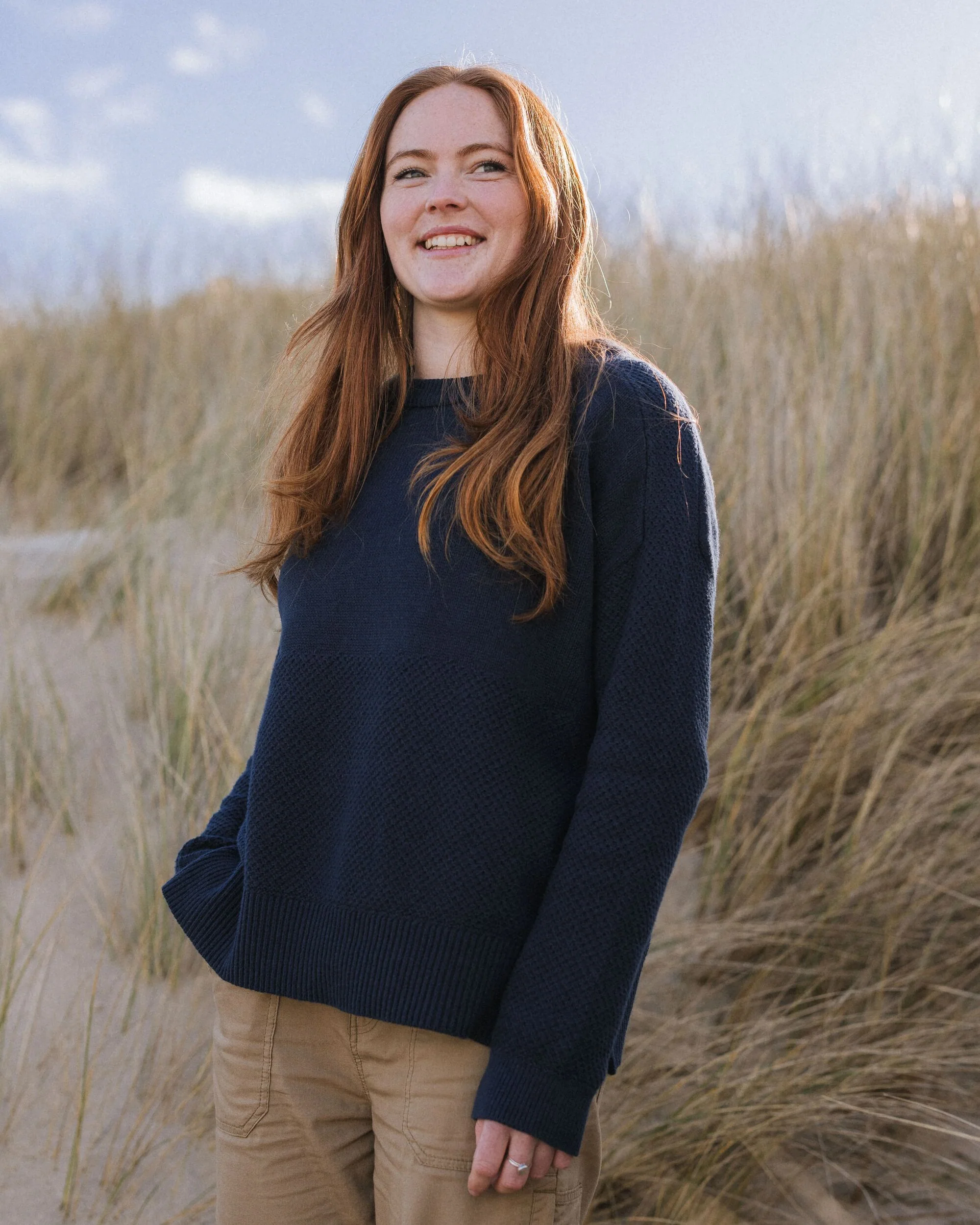 Cove Knitted Jumper - Rich Navy - Image 5