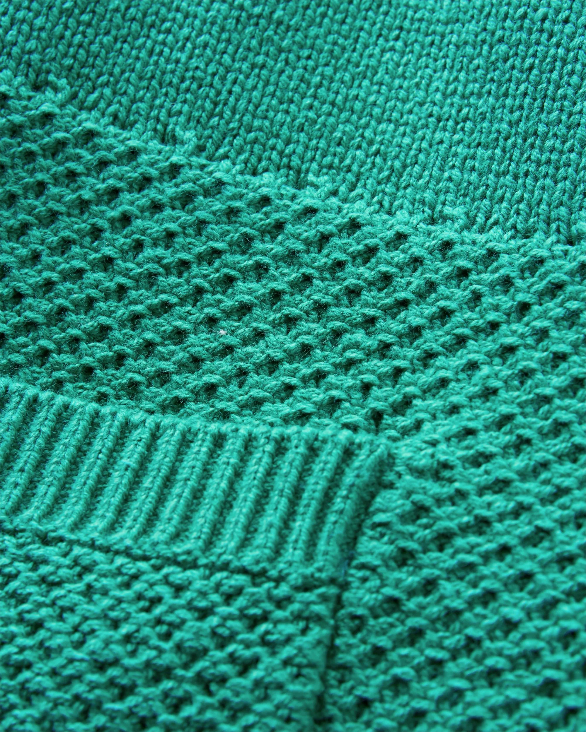 Cove Full Zip Knitted Hoodie - Greenlake - Image 7