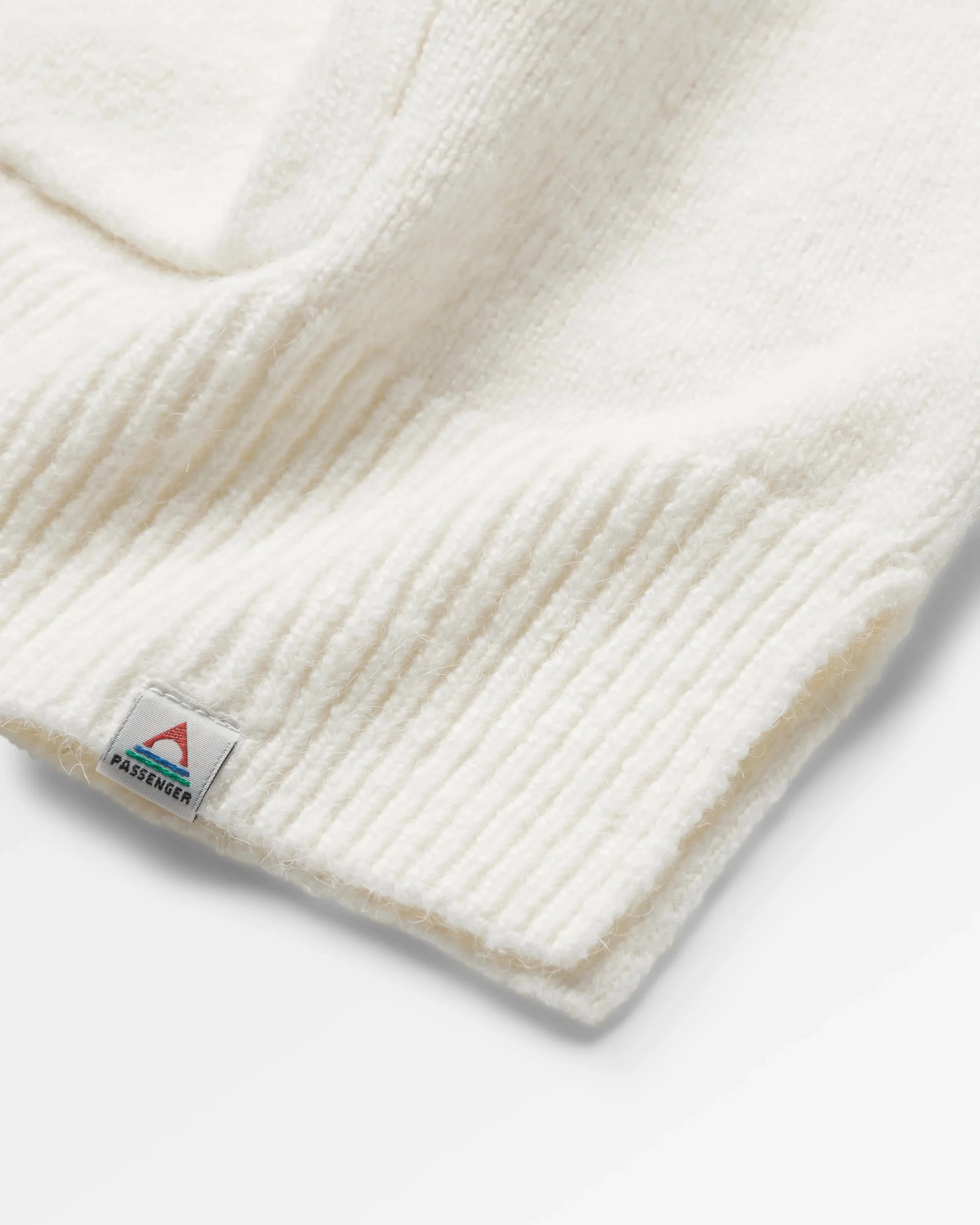 Cove Knitted Hoodie - Off White - Image 5