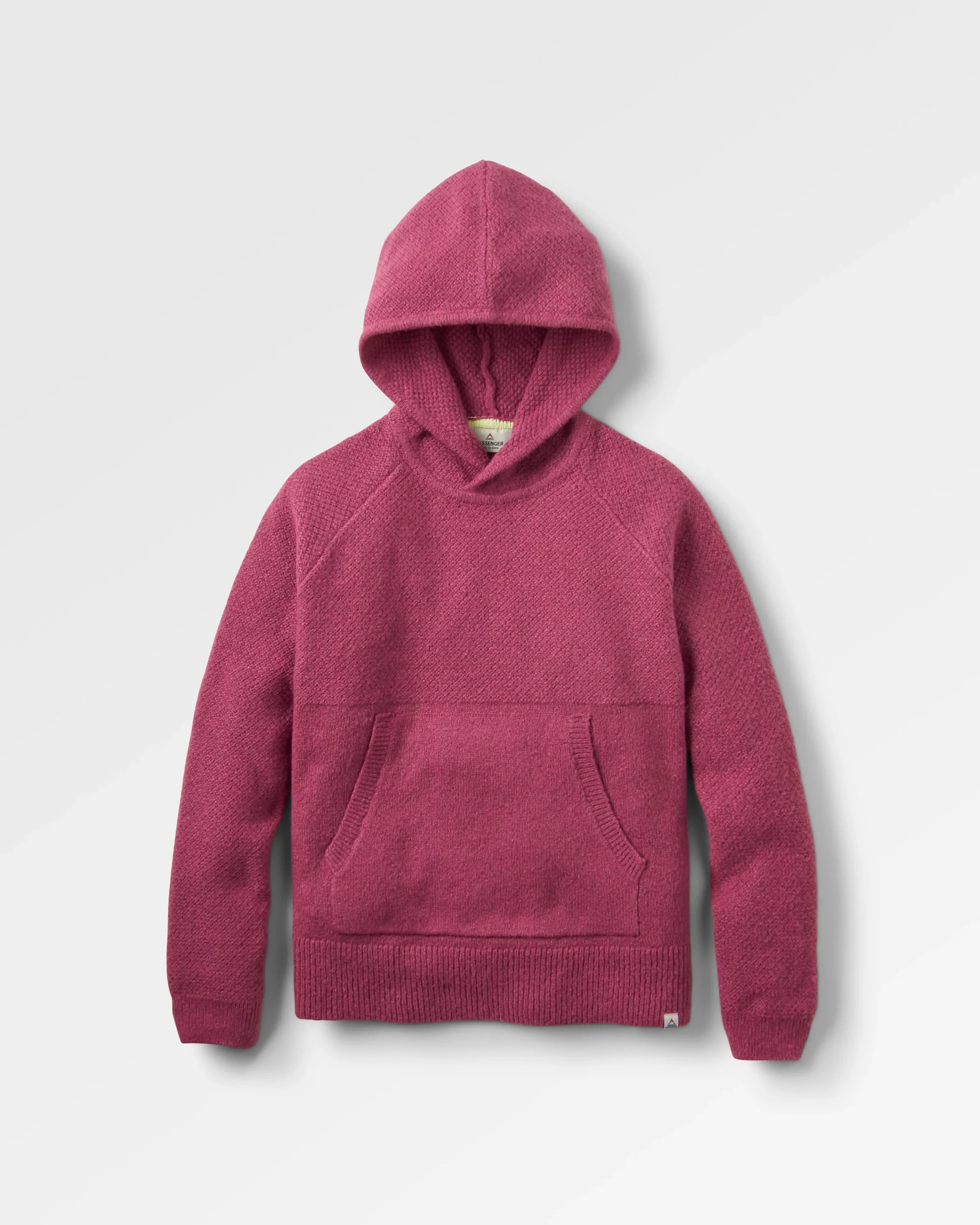 Cove Knitted Hoodie - Rhubarb - Image 2