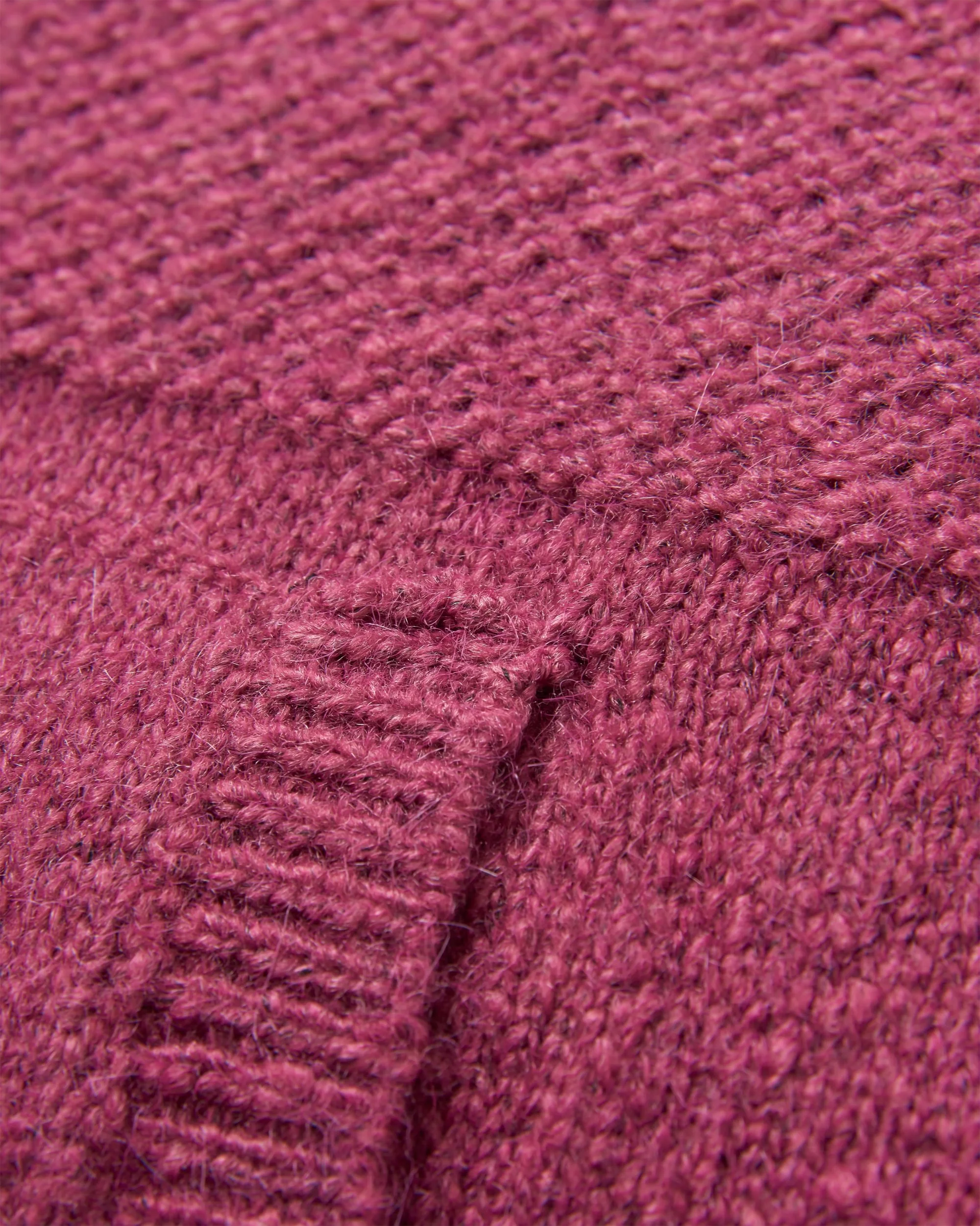 Cove Knitted Hoodie - Rhubarb - Image 7