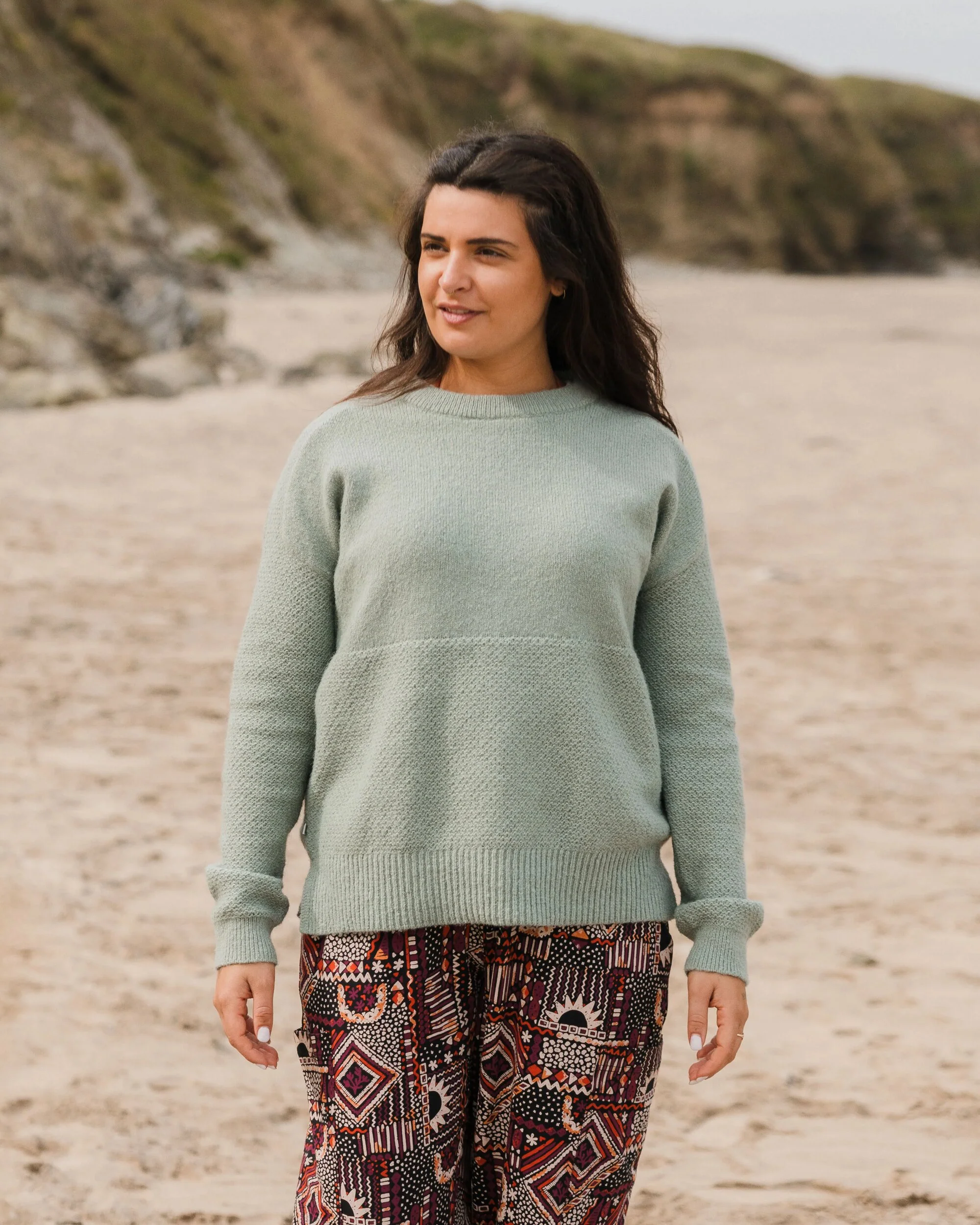 Cove Knitted Jumper - Pistachio