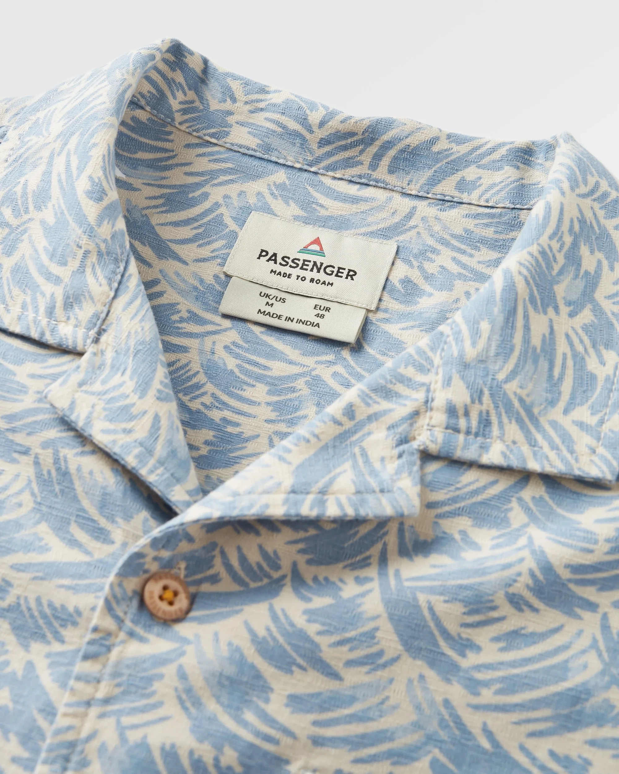 Cove Organic Cotton Textured Shirt - Waves Birch - Image 2