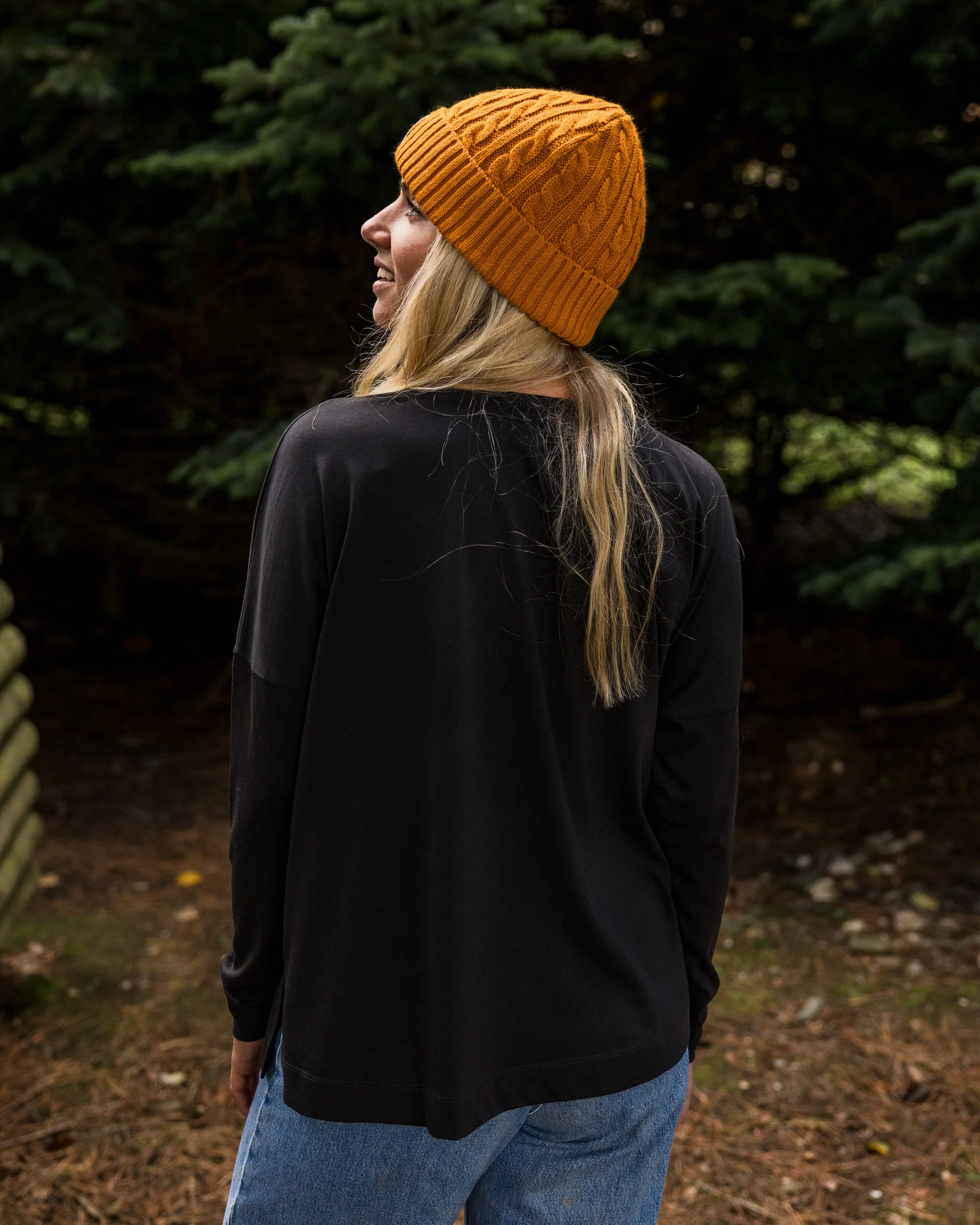 Craft Organic Cotton LS T-Shirt - Black - Image 4