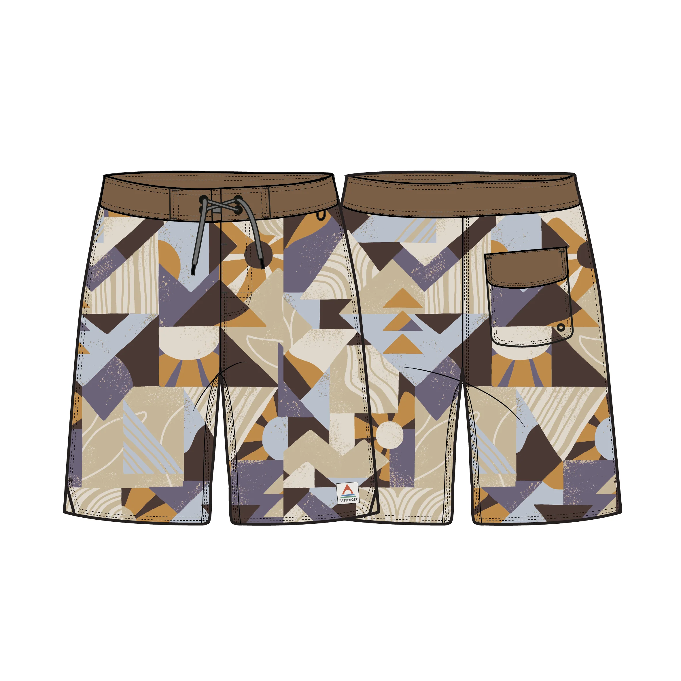 Cruiser Netplus® 21" Boardshort - Sun Patch Desert - Image 10