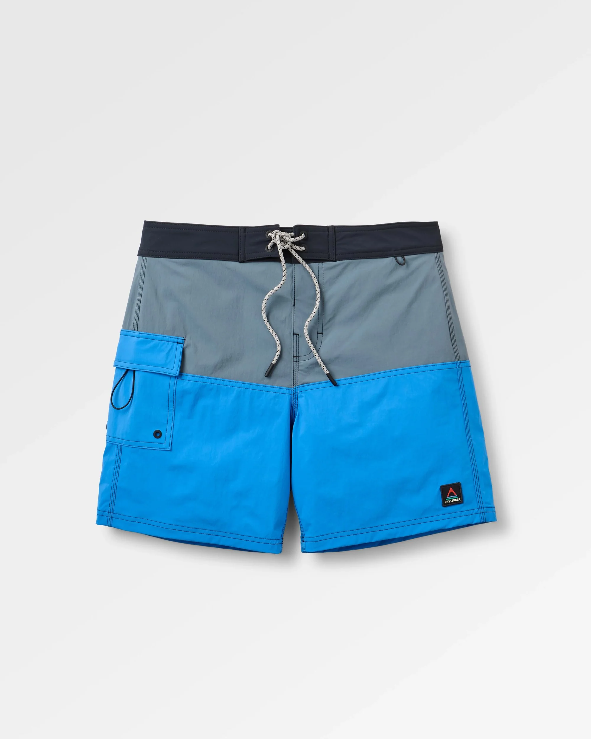 Cutback NetPlus® 17" Boardshort - Storm Grey/Marine Blue - Image 2
