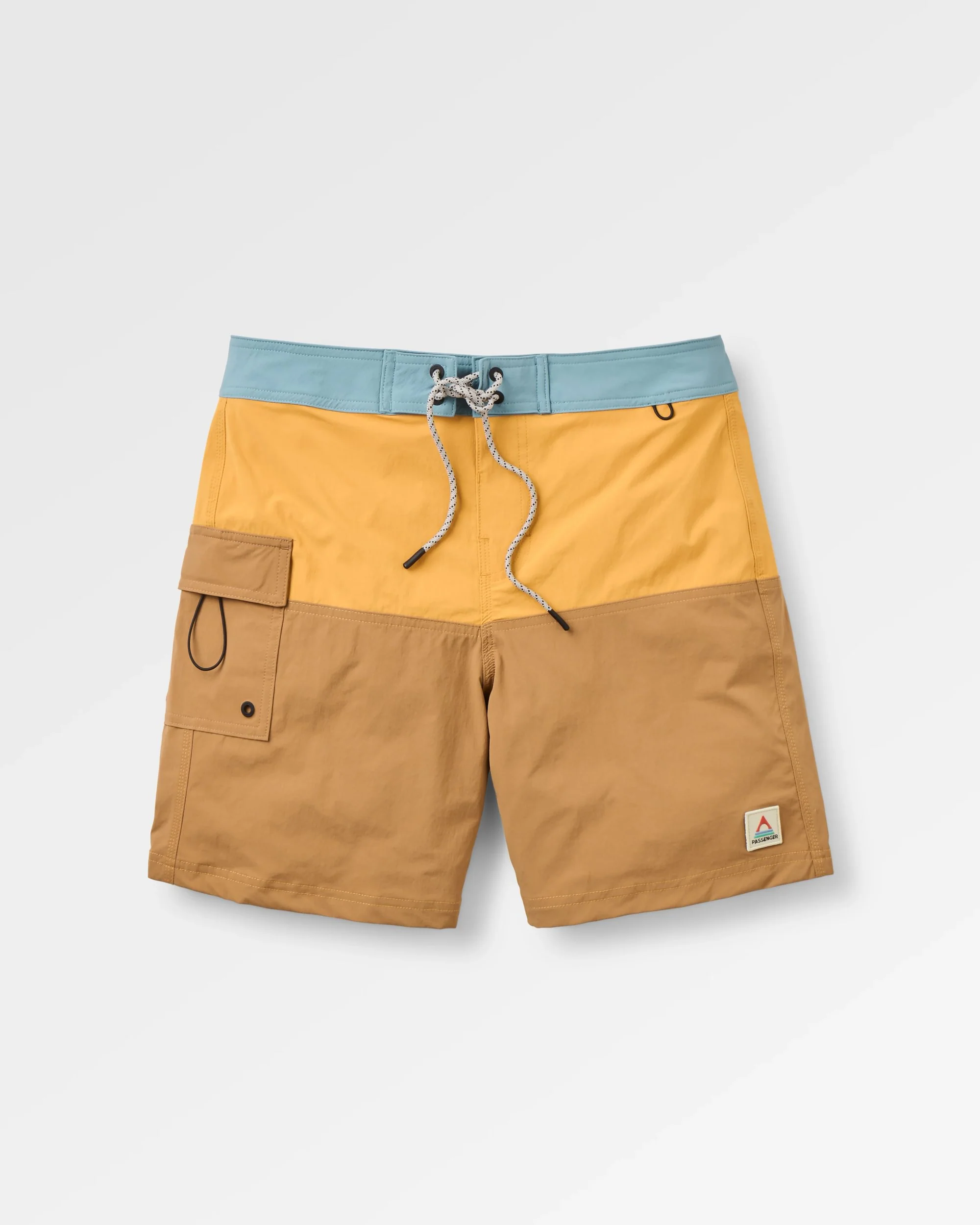 Cutback NetPlus® 17" Boardshort - Spruce Yellow/Toffee - Image 2