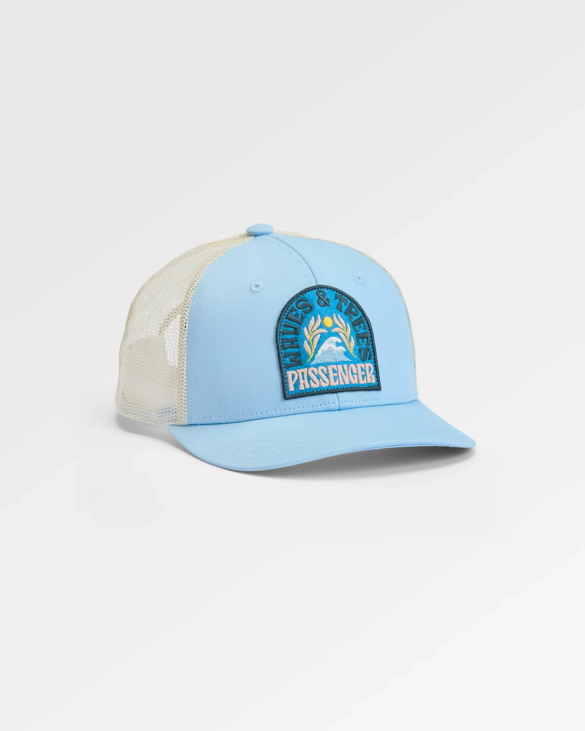 Dawning Organic Cotton Trucker Cap - Faded Denim
