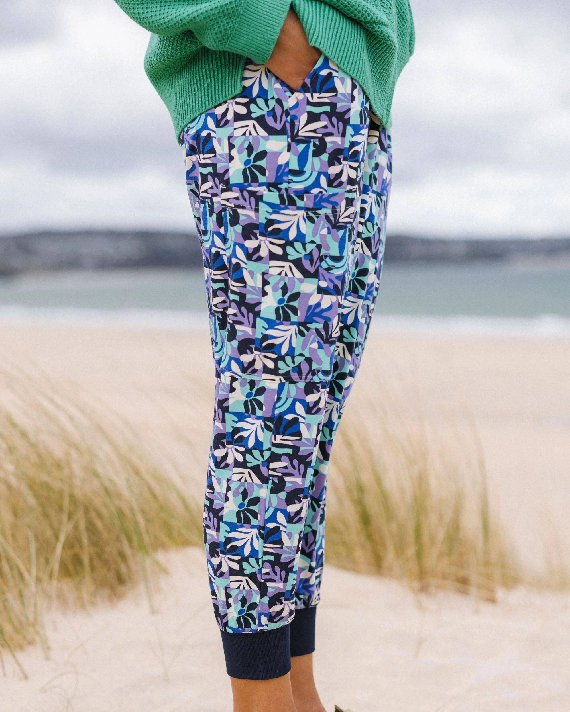 Day Dream Trouser - Mountain Foliage Purple - Image 3