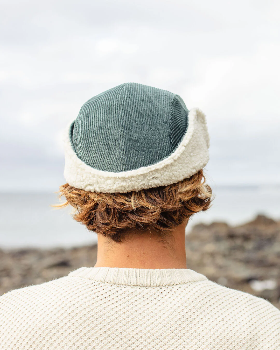 Twill Daytime Sherpa Lined Hat - Deep Ocean - Image 5