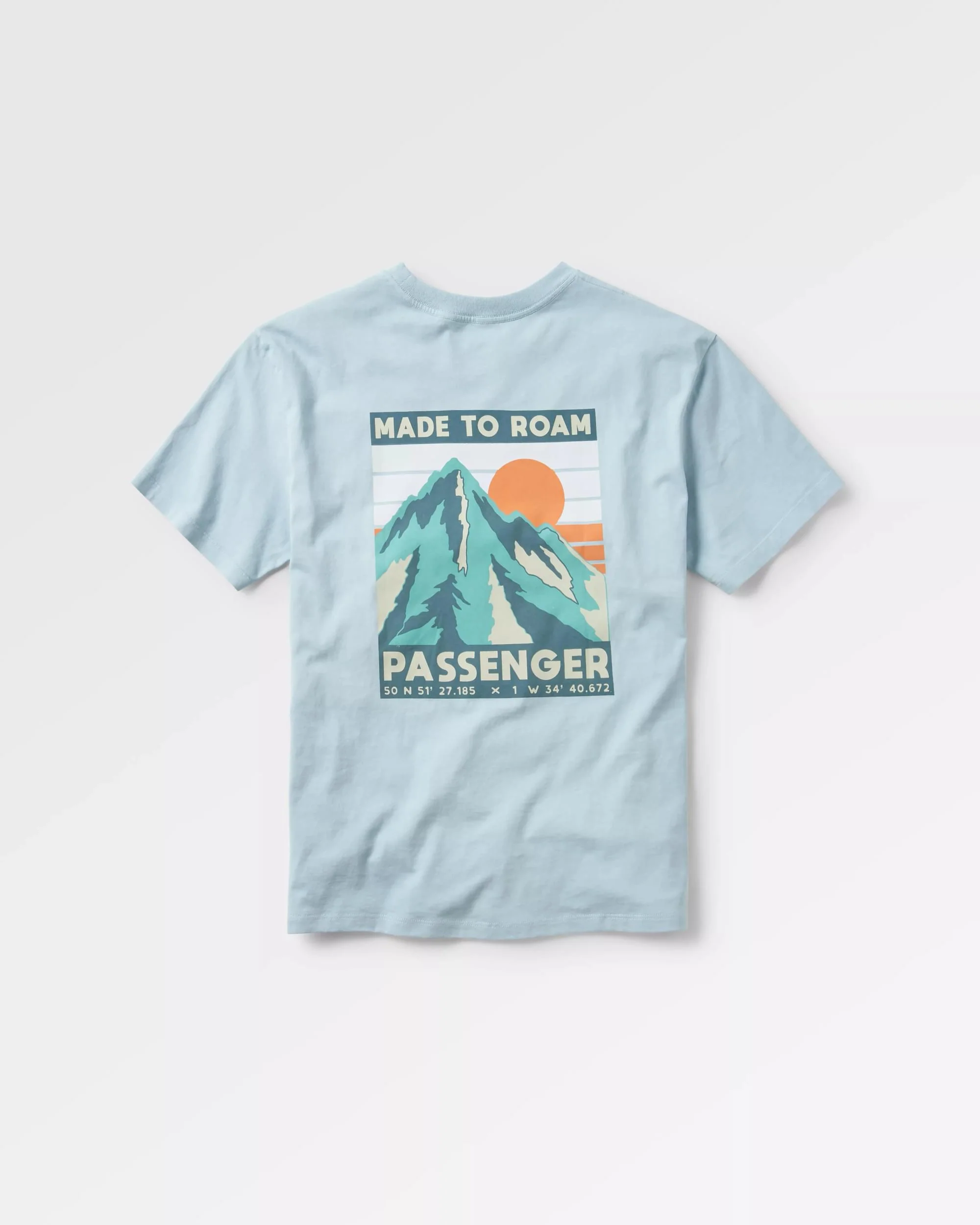 Distance Relaxed Fit T-Shirt - Blue Fog