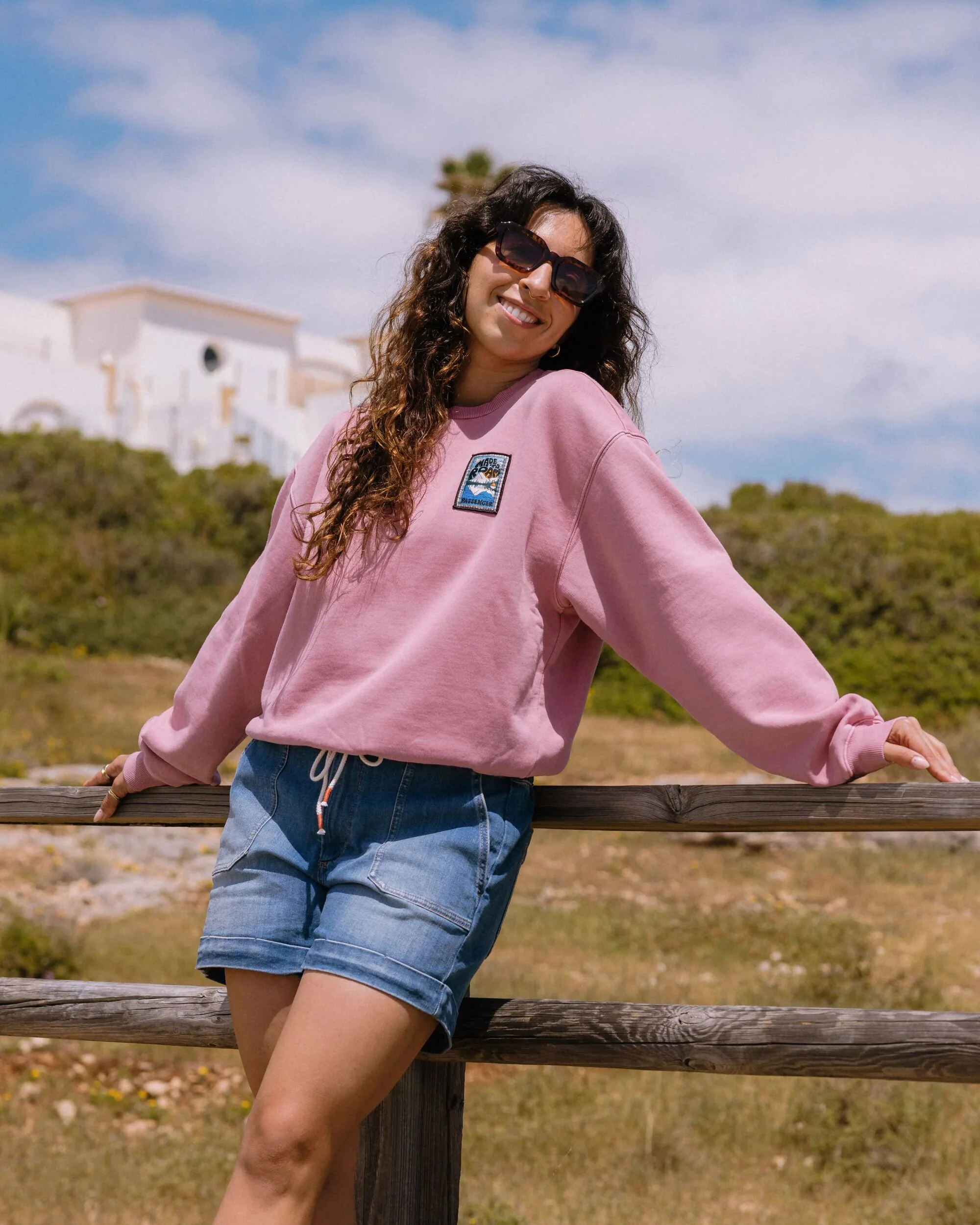 Downtime Heavyweight Sweatshirt - Pink Haze