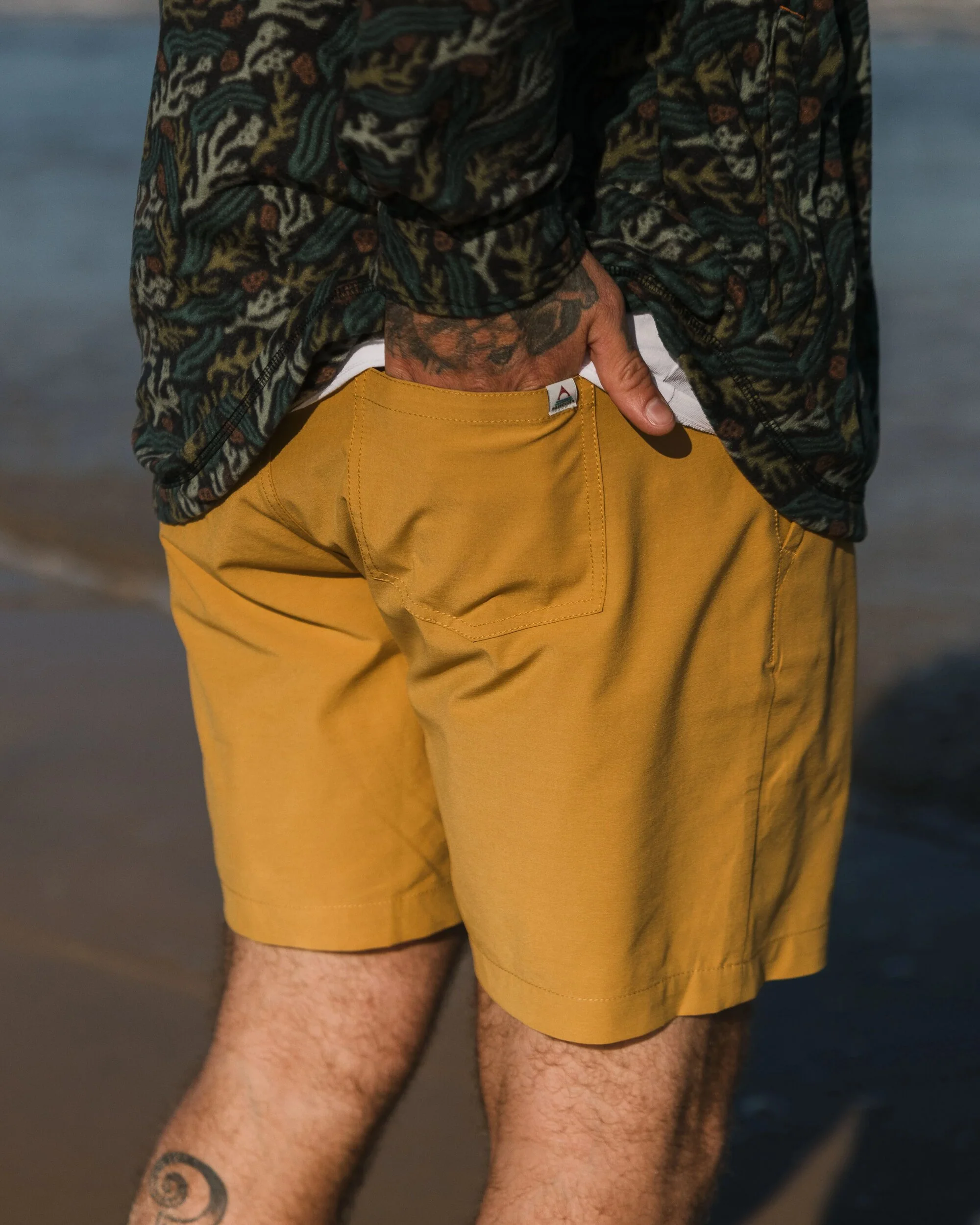 Drifter All Purpose Short - Mustard Gold - Image 4