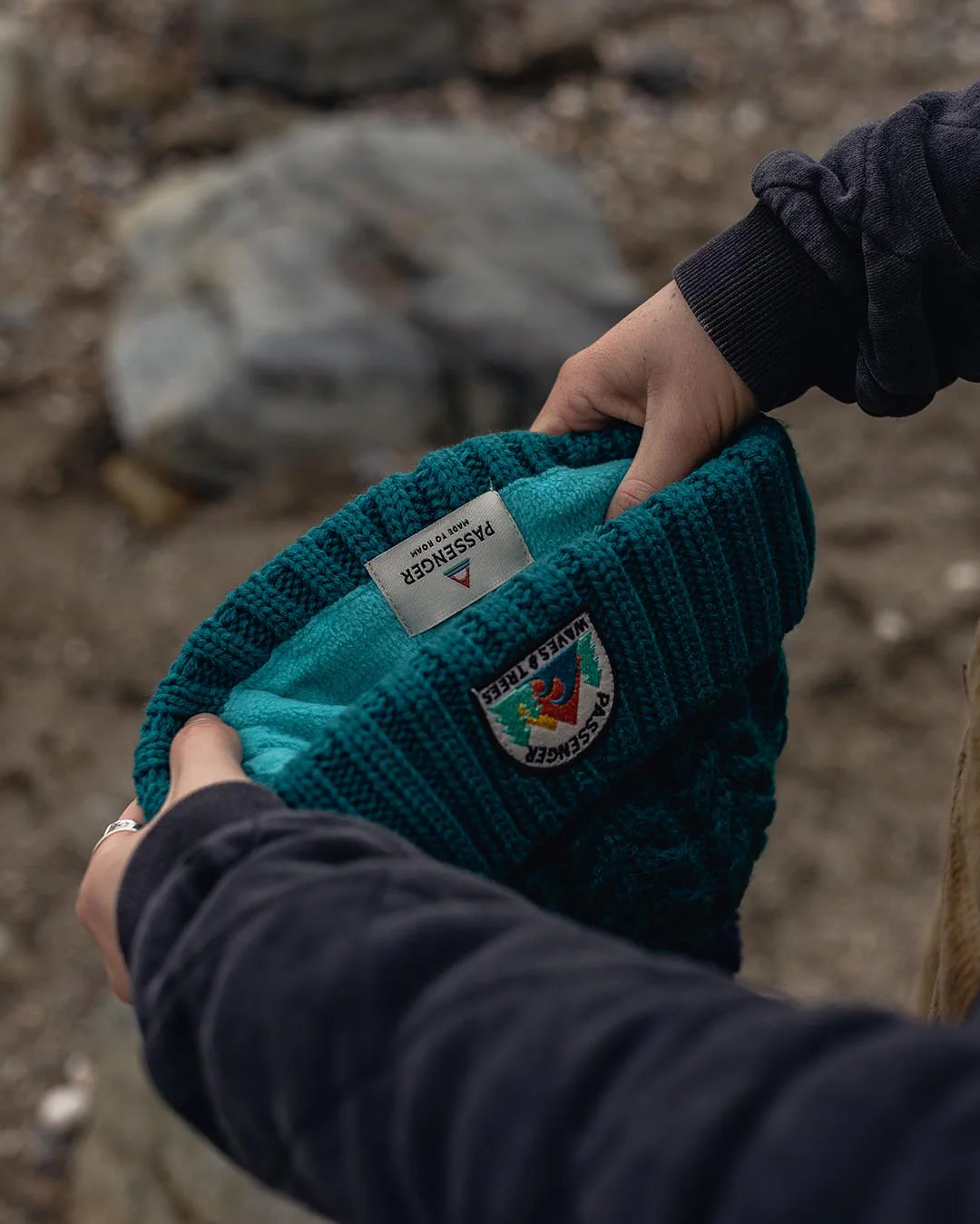 Drifter Fleece Lined Bobble Hat - Shaded Spruce - Image 8