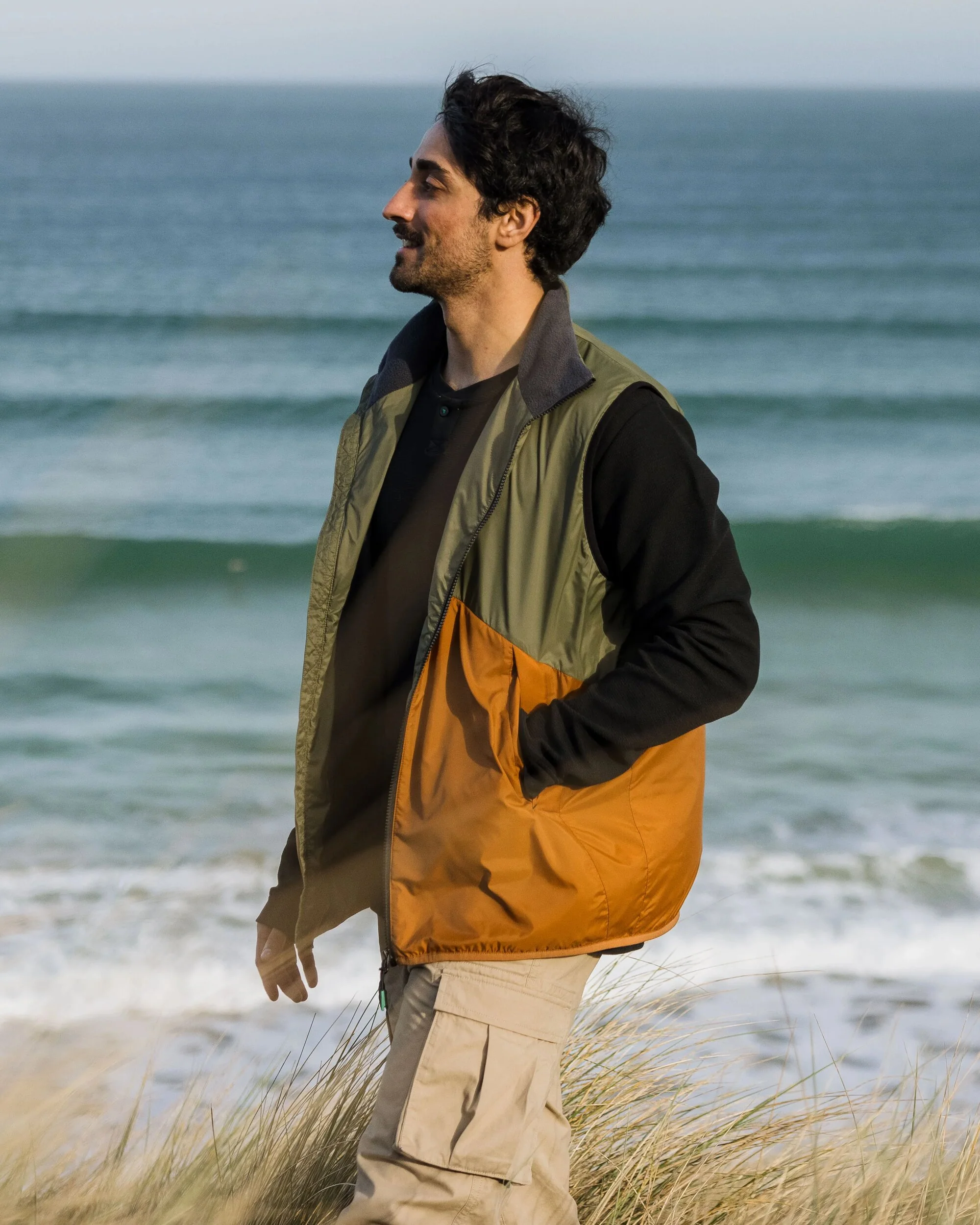 Dusk Insulated Gilet - Dusty Olive - Image 2
