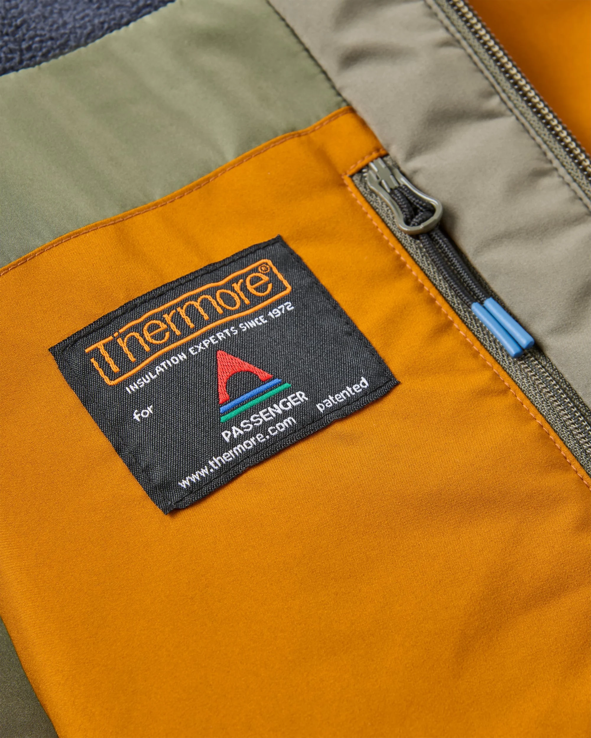 Eclipse Insulated Waterproof Jacket - Retro Orange/Dusty Olive - Image 10