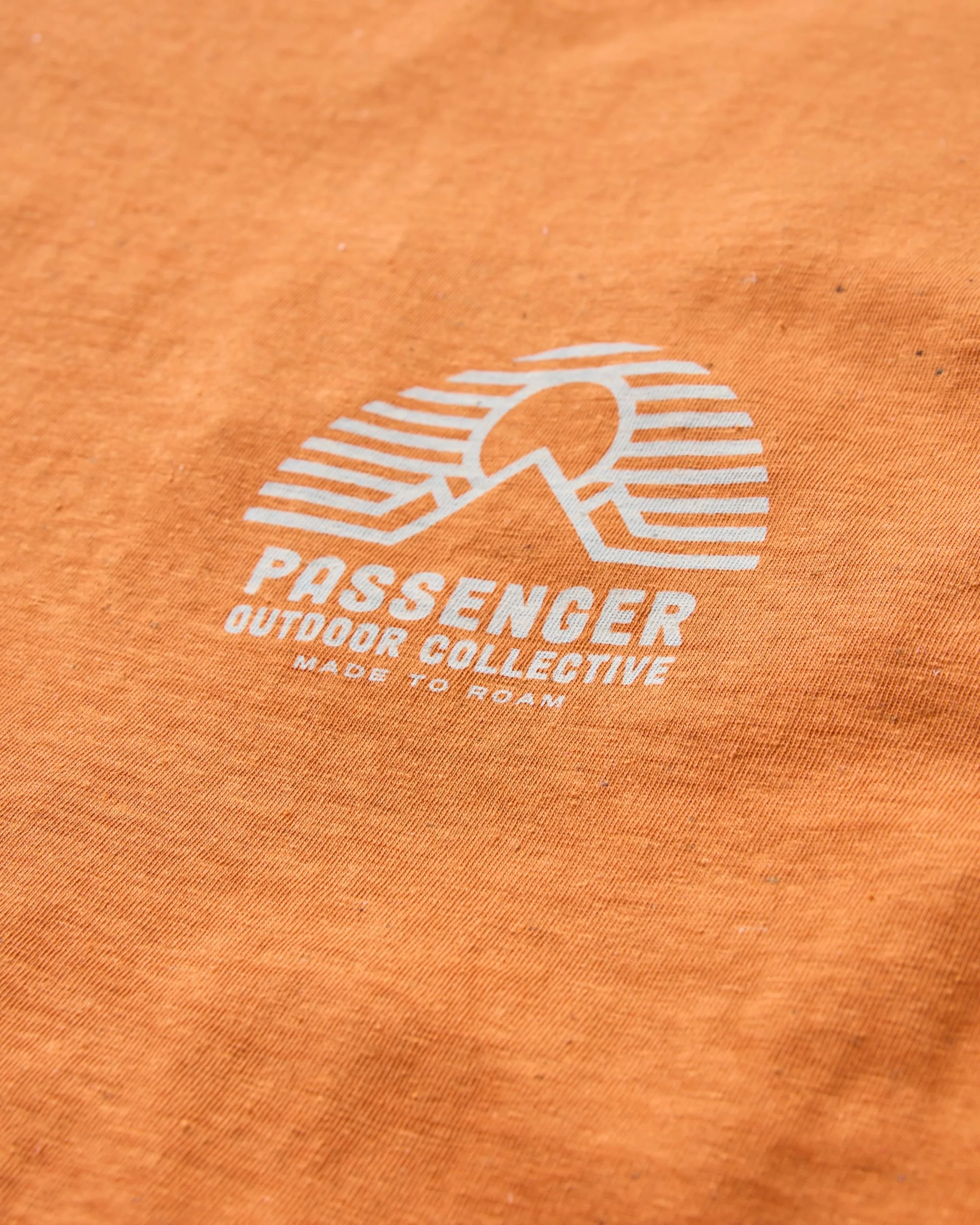 Elbio Relaxed Fit LS T-Shirt - Sunset Orange Marl - Image 4