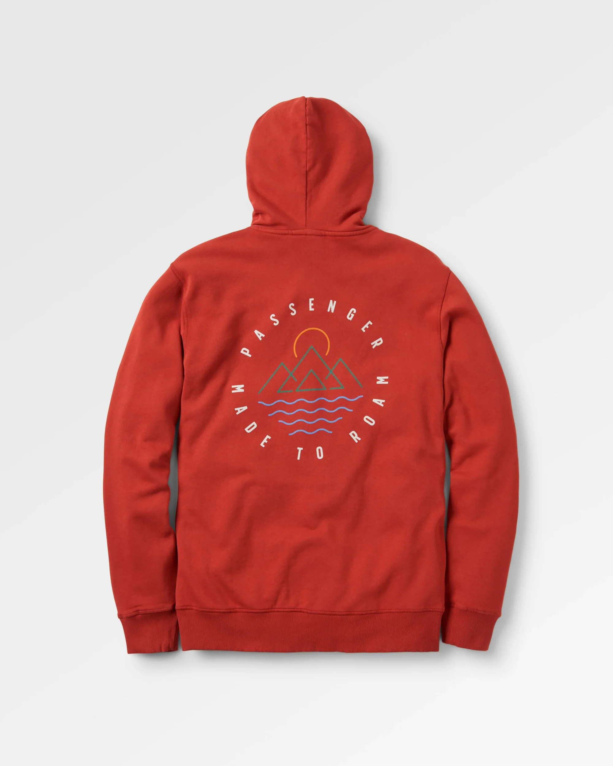 Escapism Regular Fit Hoodie - Red Ochre