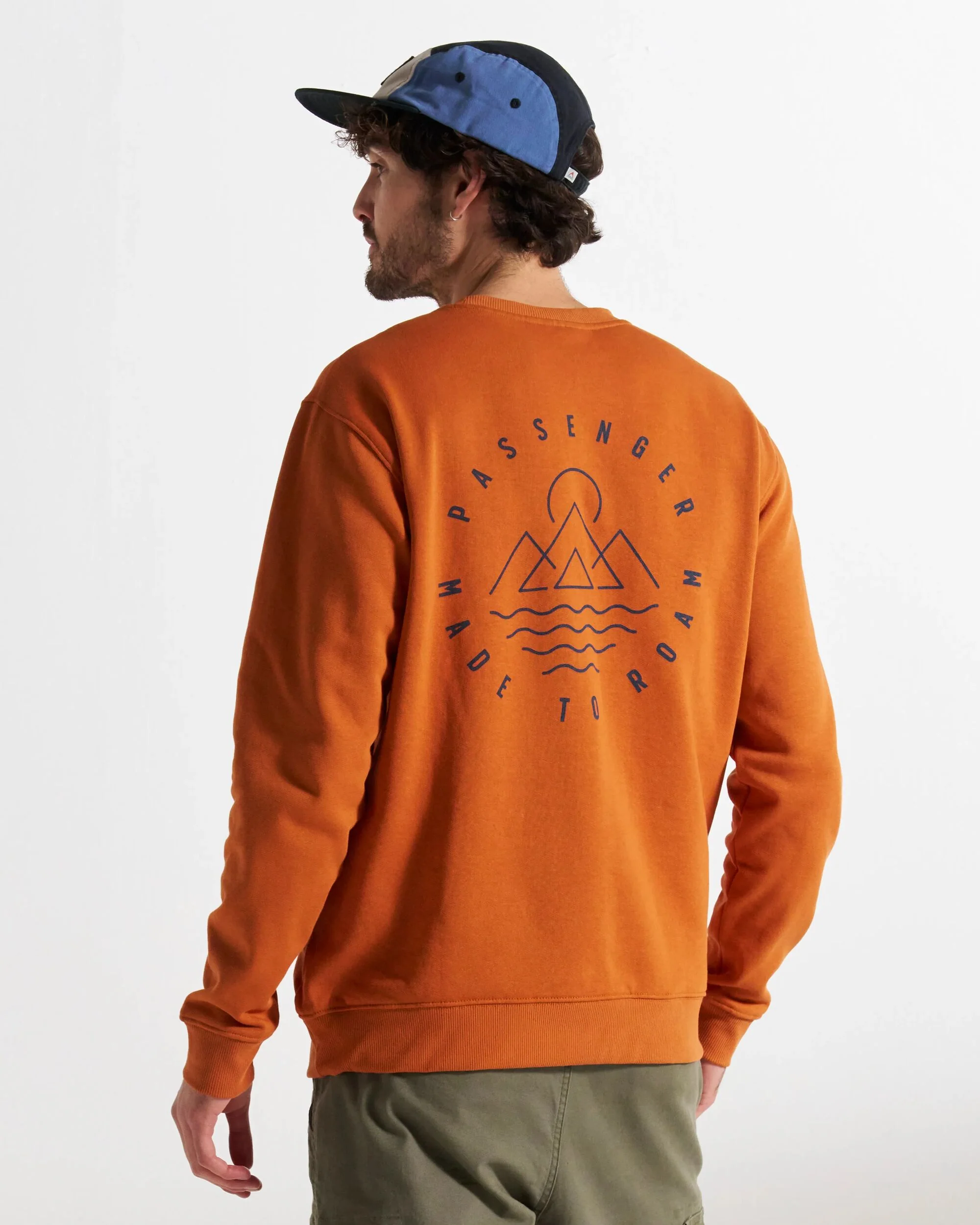 Escapism Regular Fit Sweatshirt - Sunset Orange