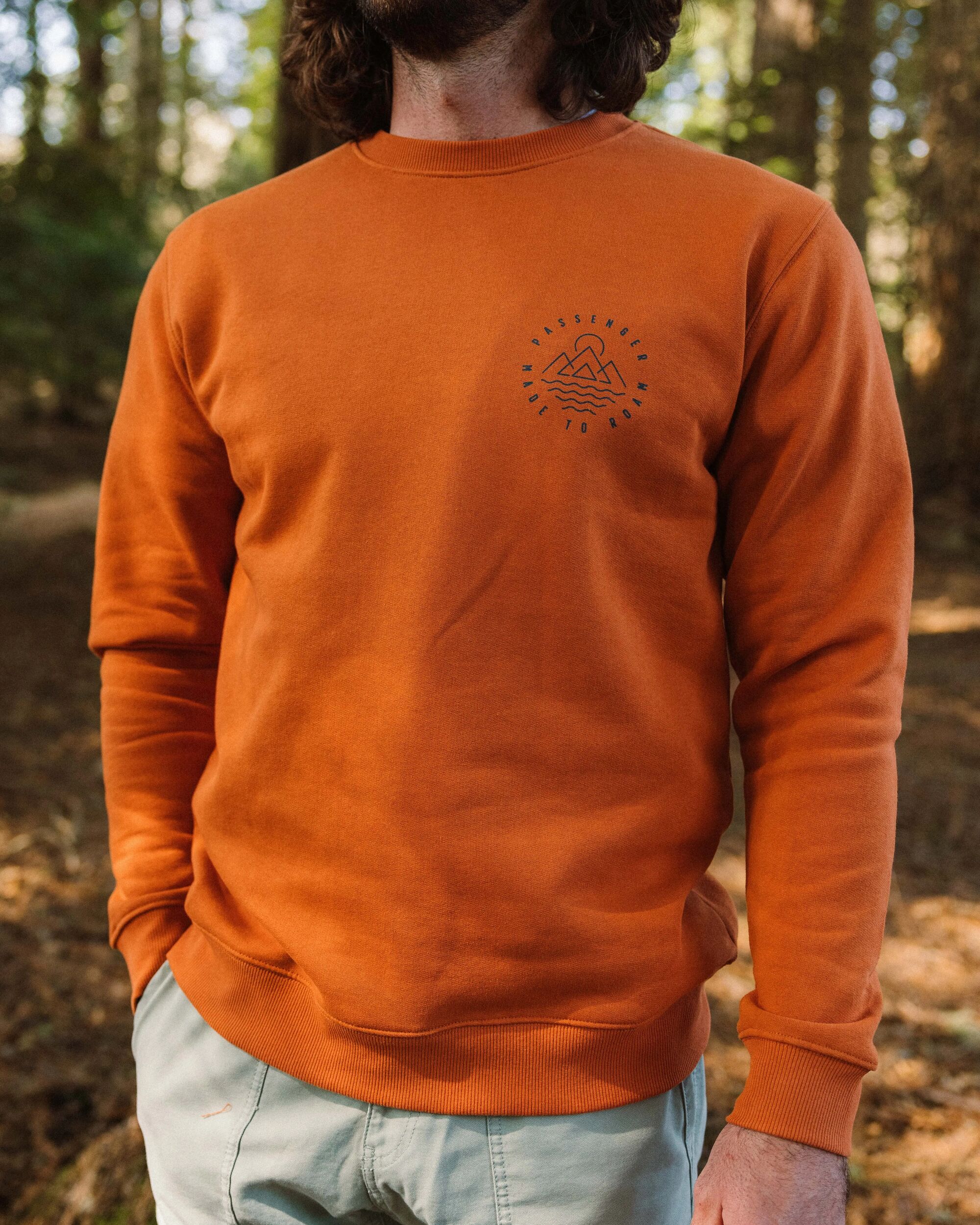 Escapism Regular Fit Sweatshirt - Sunset Orange - Image 3