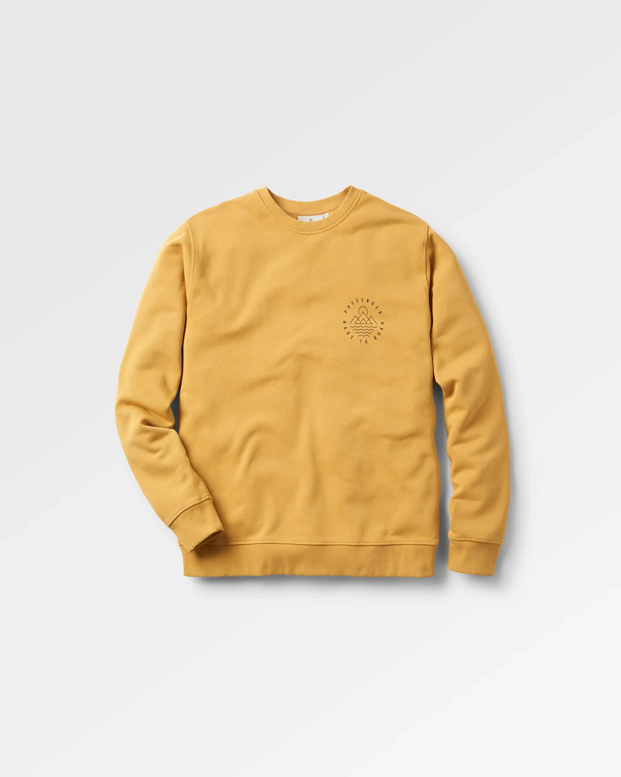 Escapism Regular Fit Sweatshirt - Mustard Gold