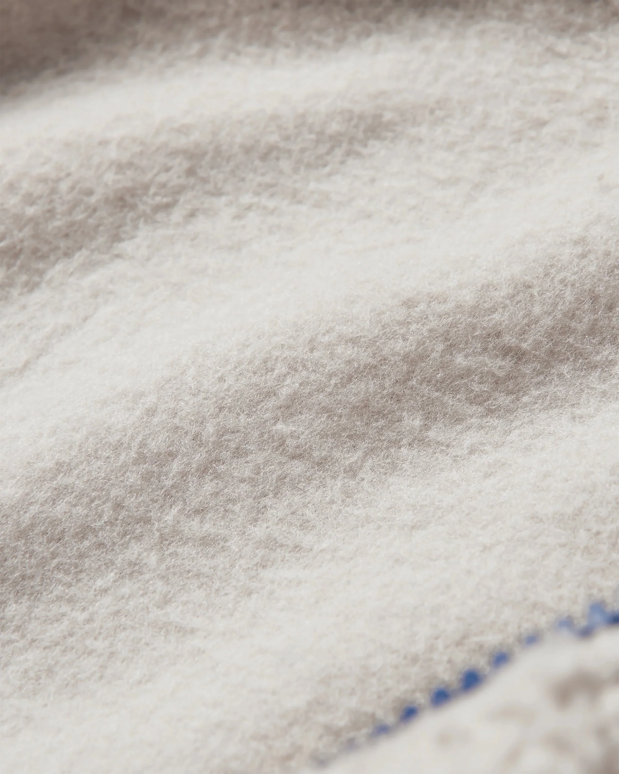 Fairbanks Full Zip Sherpa Fleece - Oatmeal - Image 8