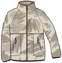 Fairbanks Full Zip Sherpa Fleece - Abstract Mountain Birch - Image 10