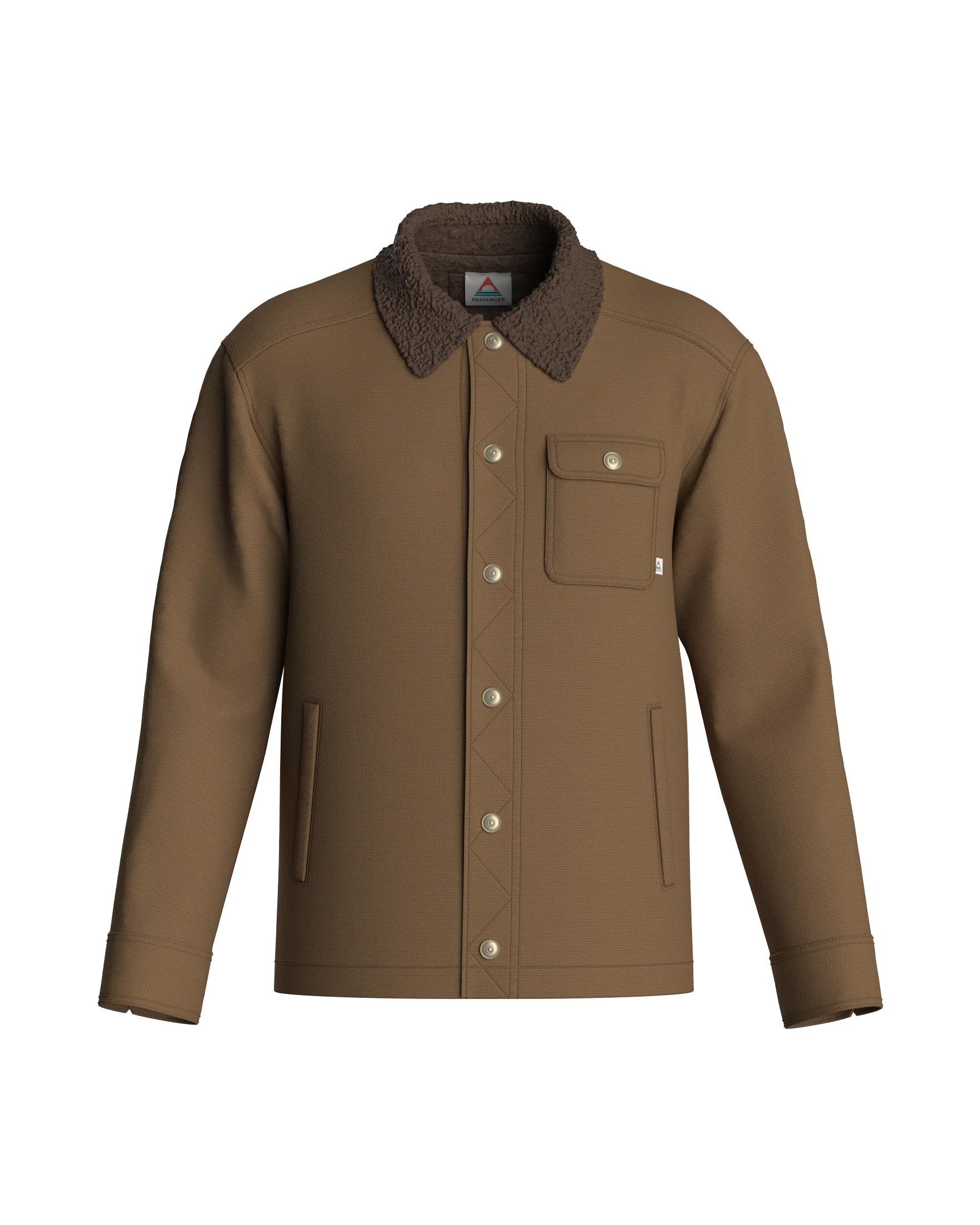 Falcon Organic Cotton Jacket - Toffee - Image 12