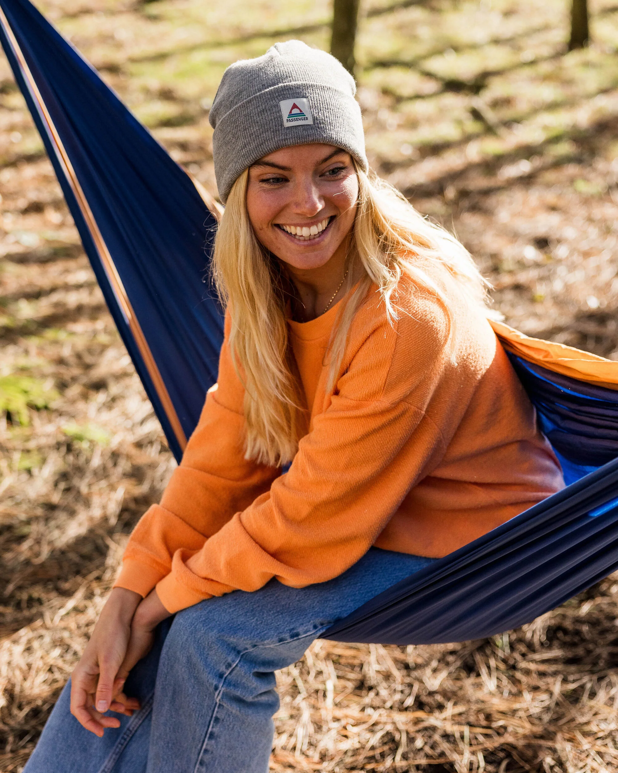 Fauna Organic Cotton Textured Sweatshirt - Apricot - Image 4