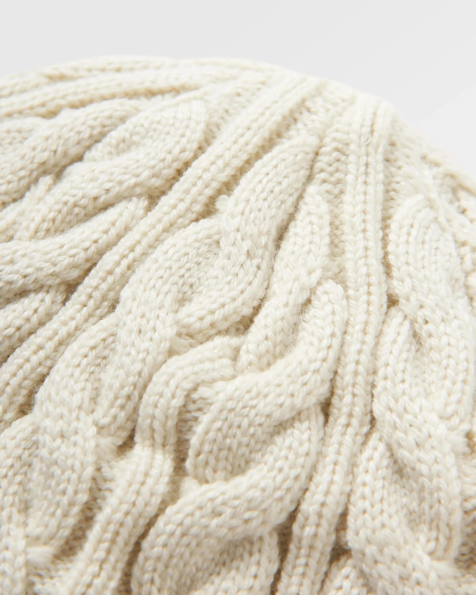 Fireside Cable Knit Beanie - Birch - Image 4