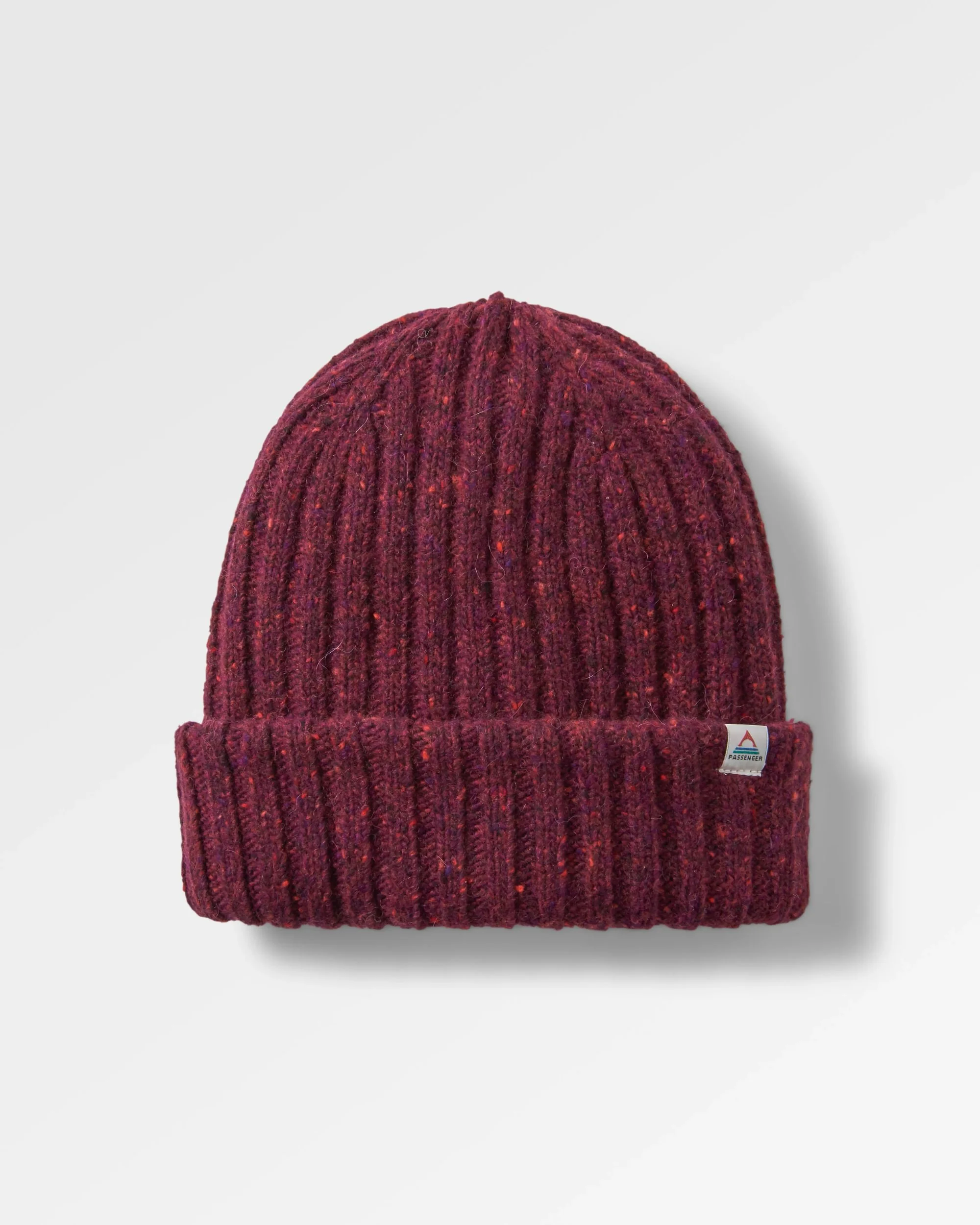 Fisherman Merino Wool Beanie - Wine