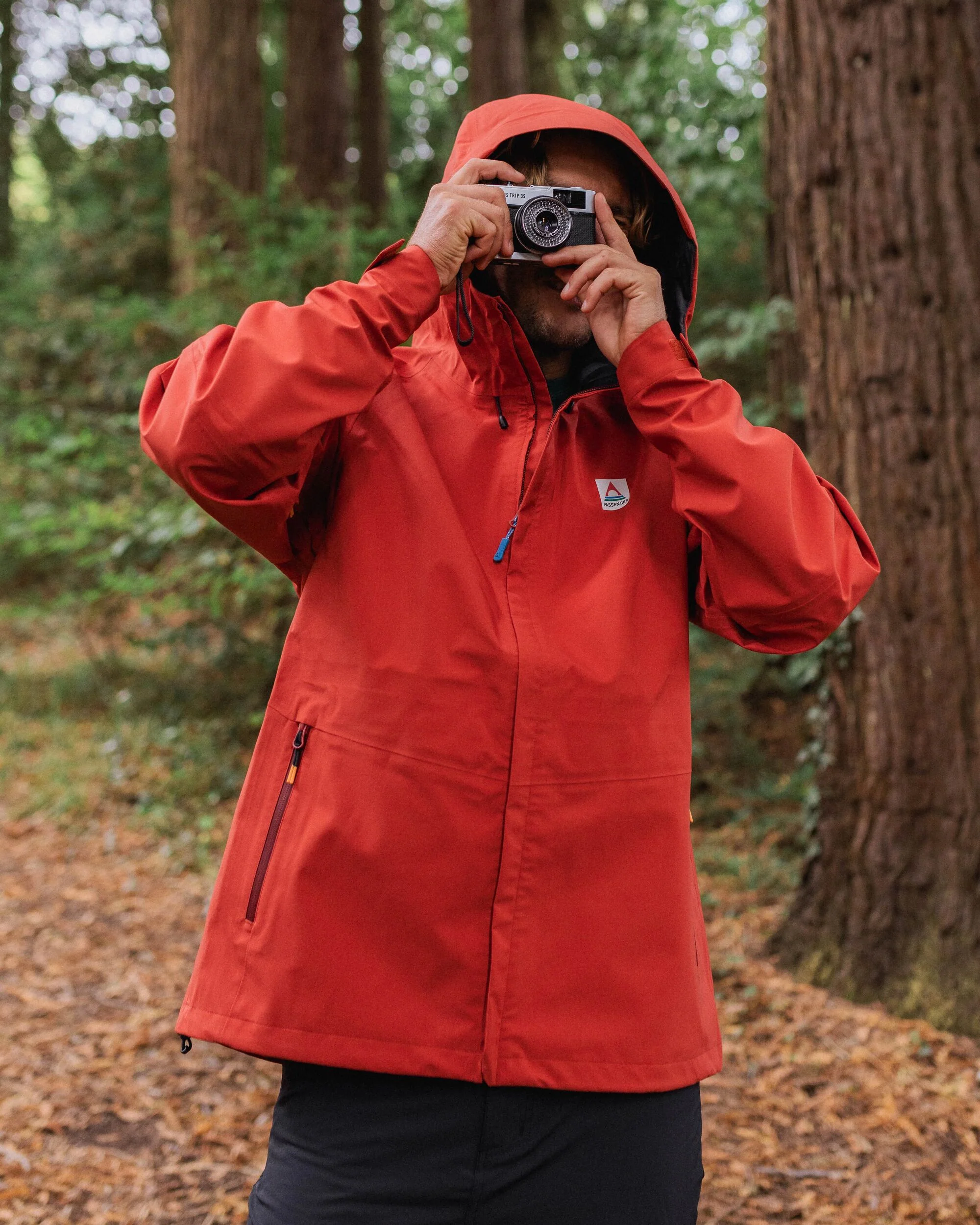 Five Season Waterproof Jacket - Red Ochre - Image 5