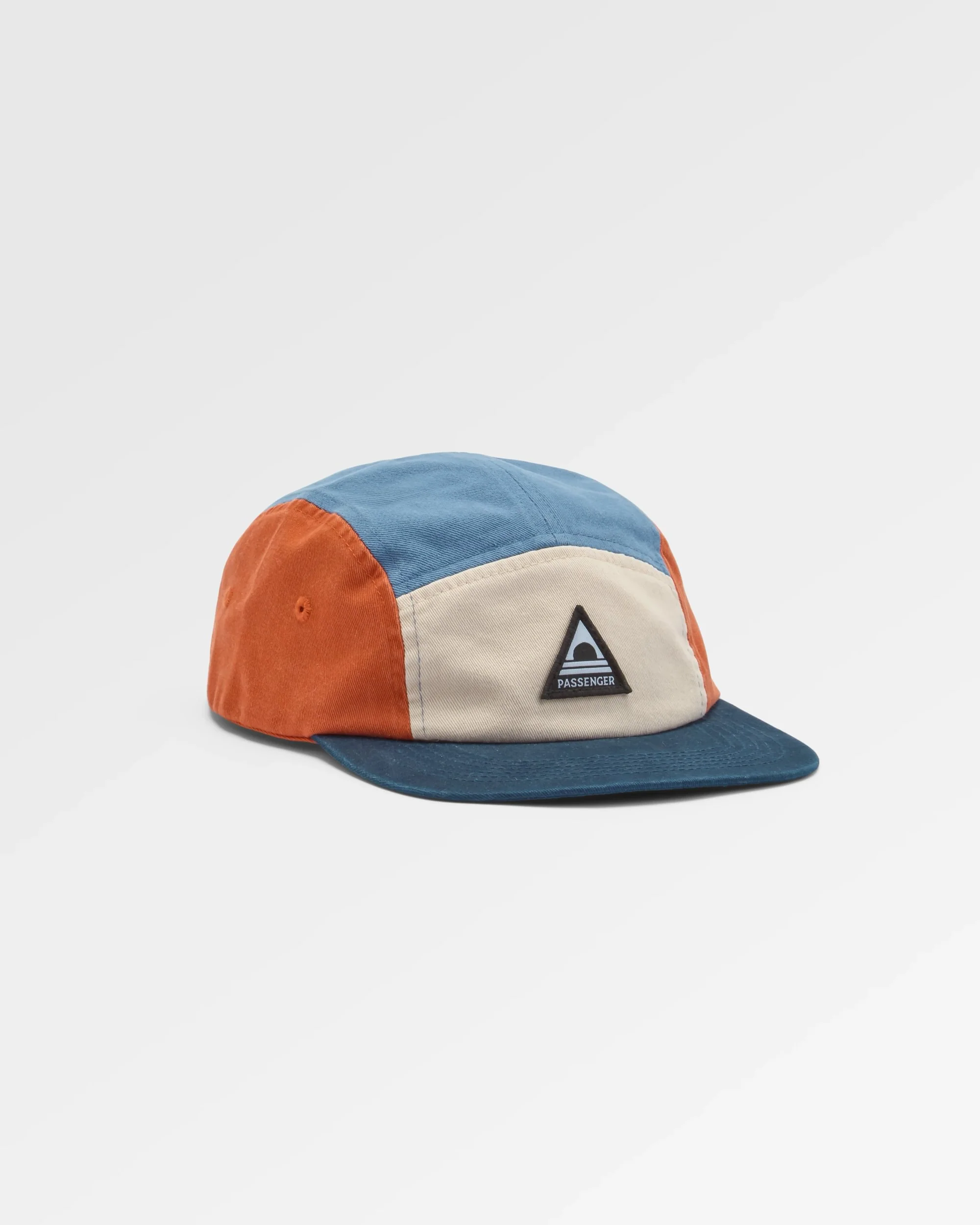 Fixie 5 Panel Cap - Sunrise Orange/ Moonlight Blue Multi