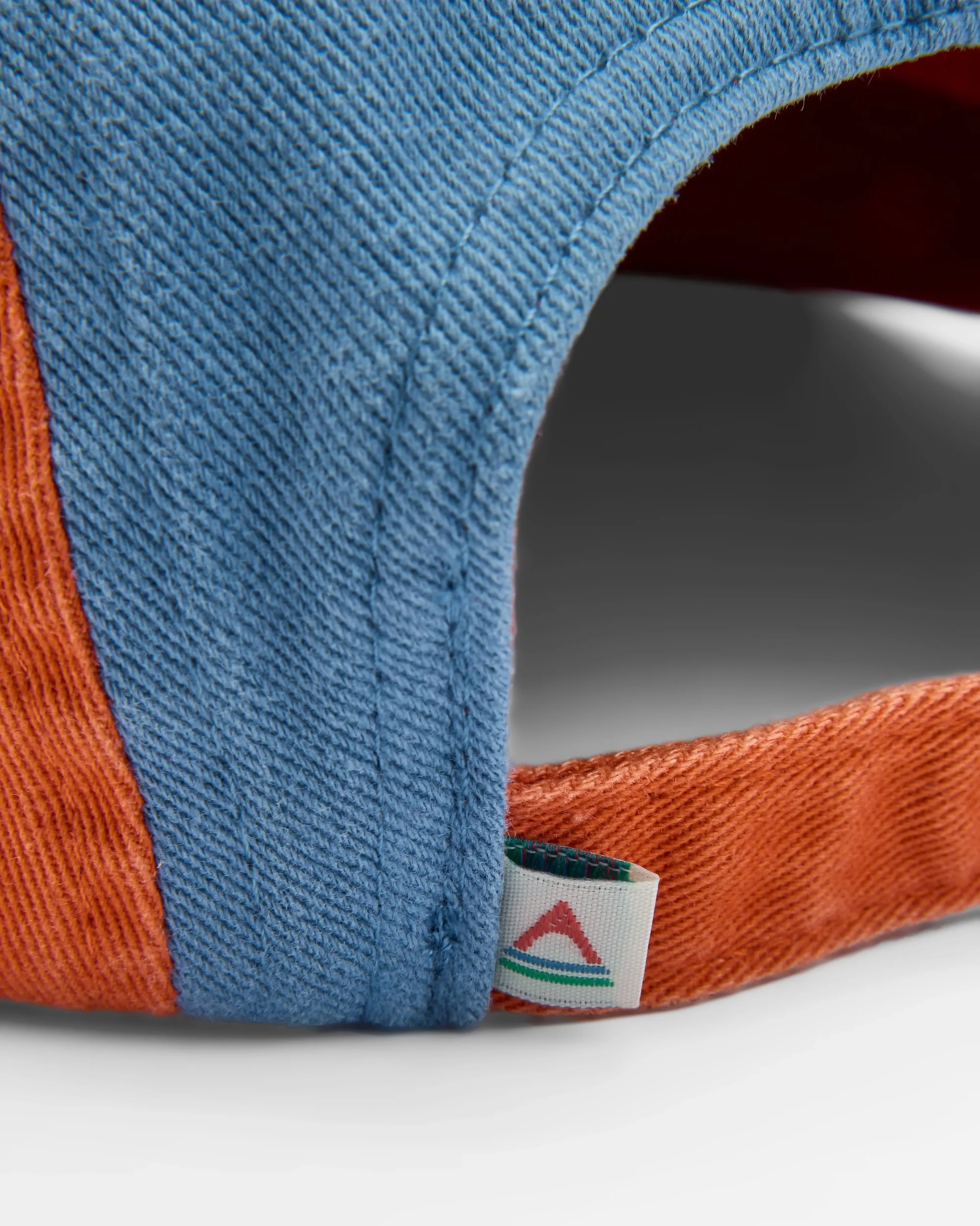 Fixie 5 Panel Cap - Sunrise Orange/ Moonlight Blue Multi - Image 8