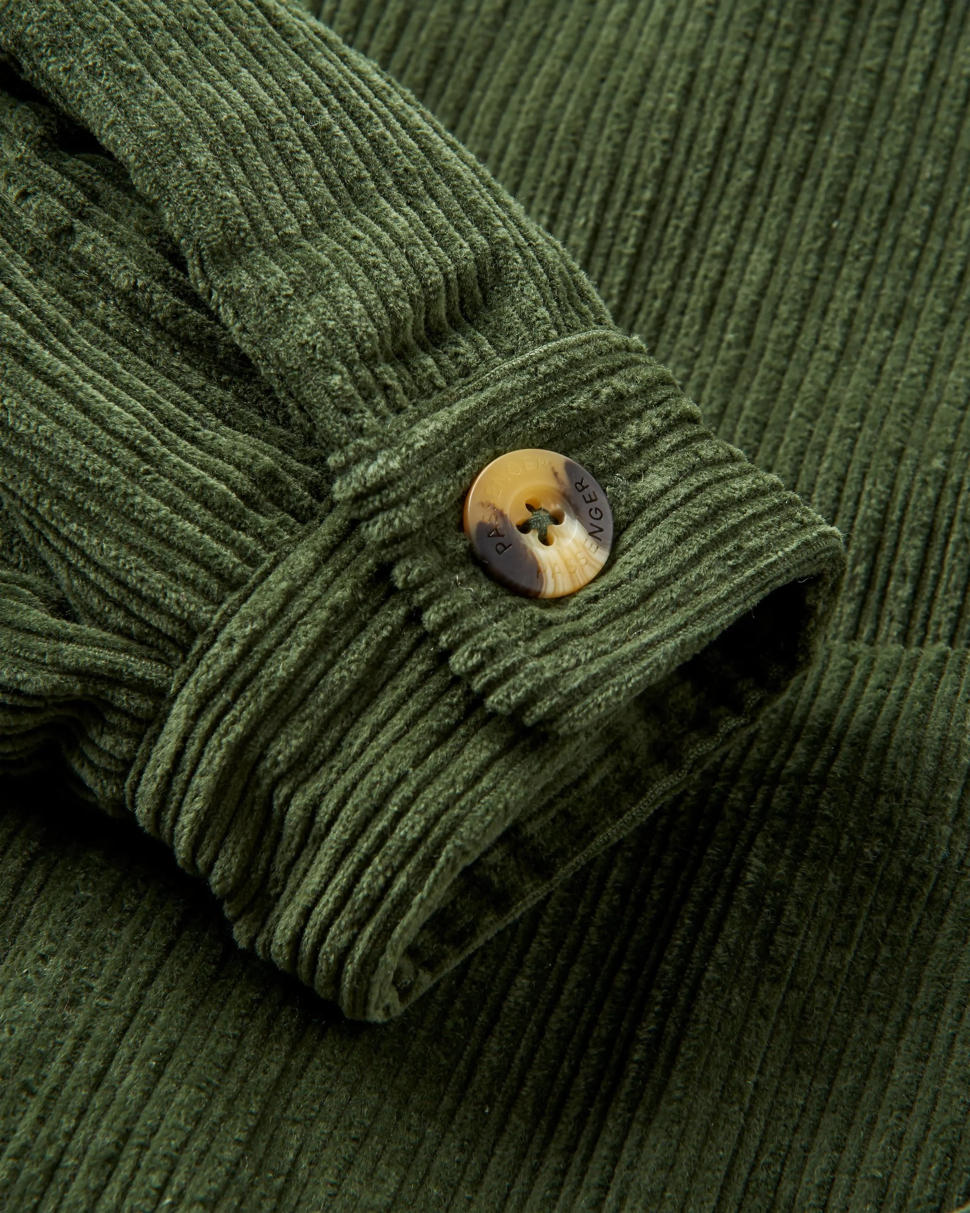 Flint Corduroy Overshirt - Fir Tree - Image 10