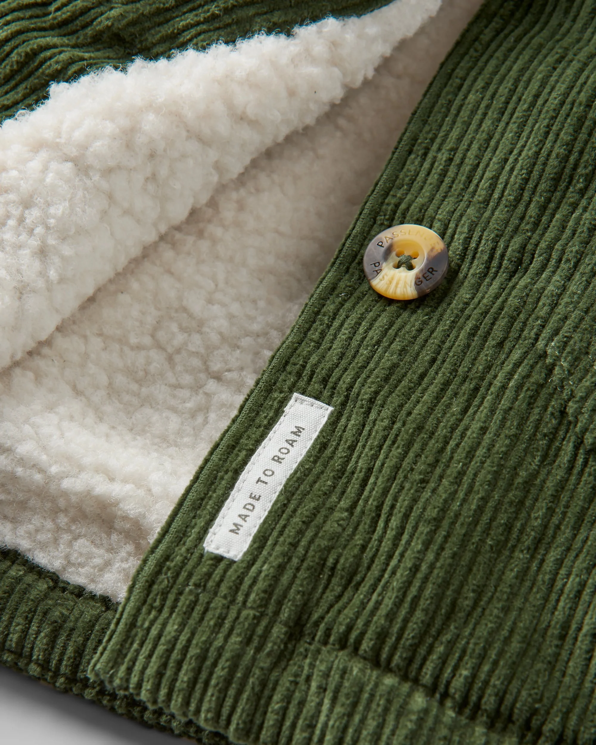 Flint Corduroy Overshirt - Fir Tree - Image 8