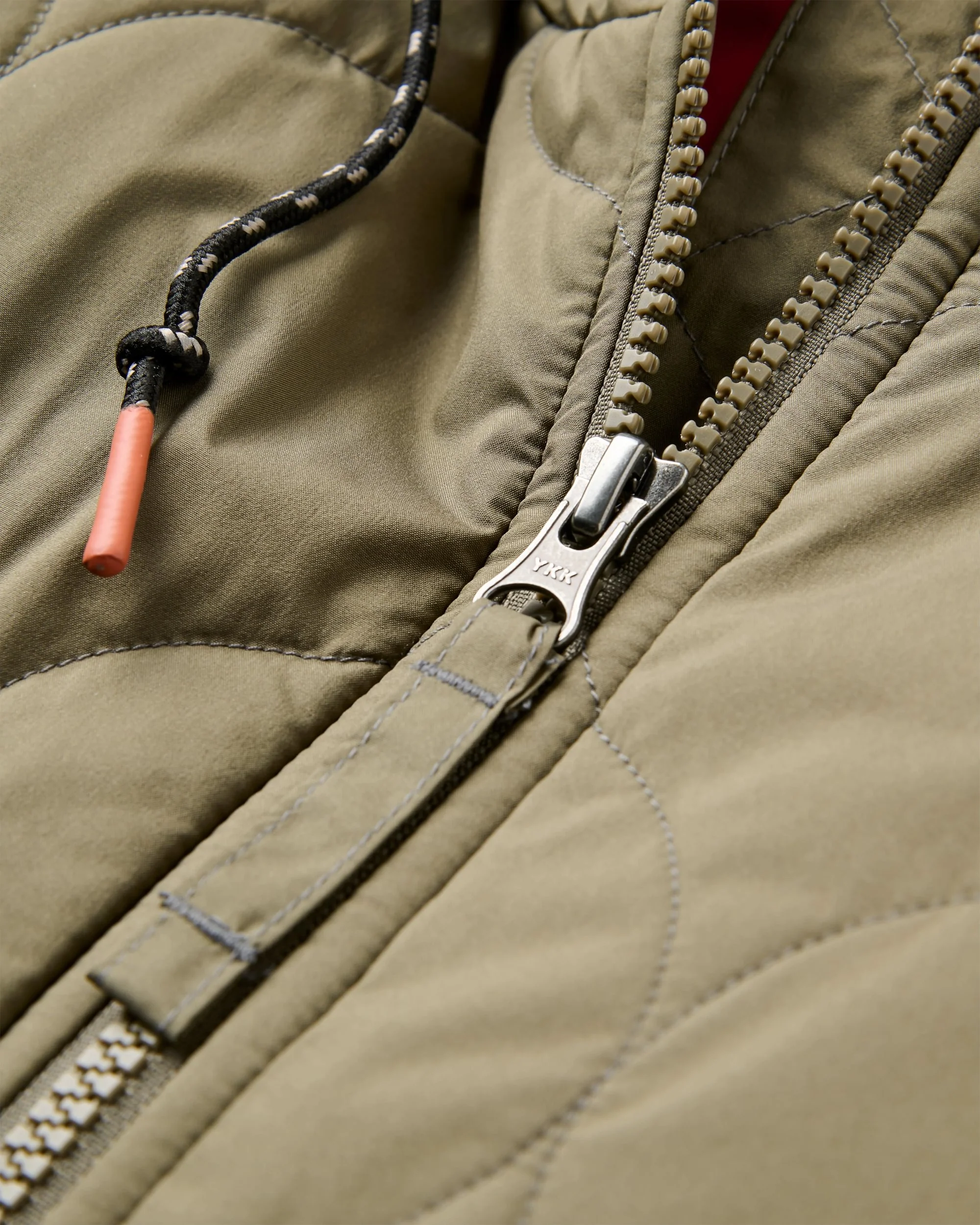 Flora Long Insulated Parka - Dusty Olive - Image 10