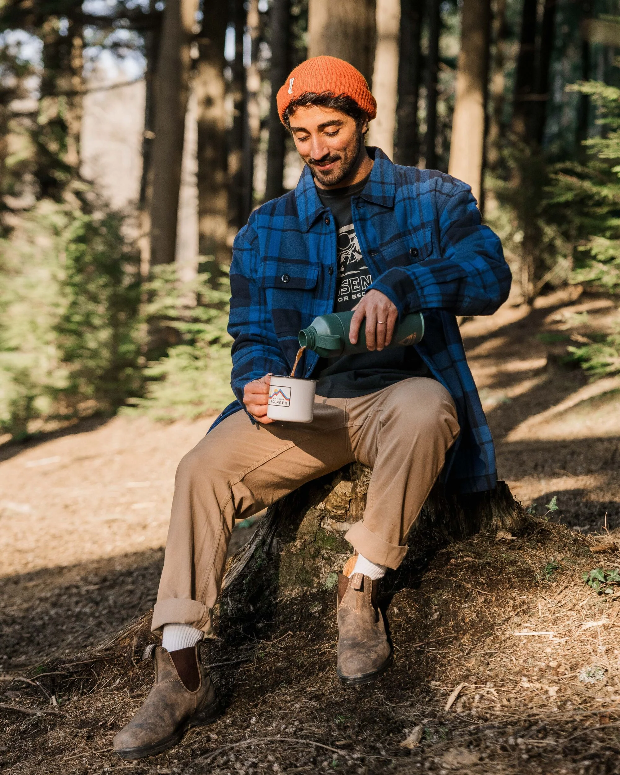 Freestyle Sherpa-Lined Overshirt - True Blue - Image 8
