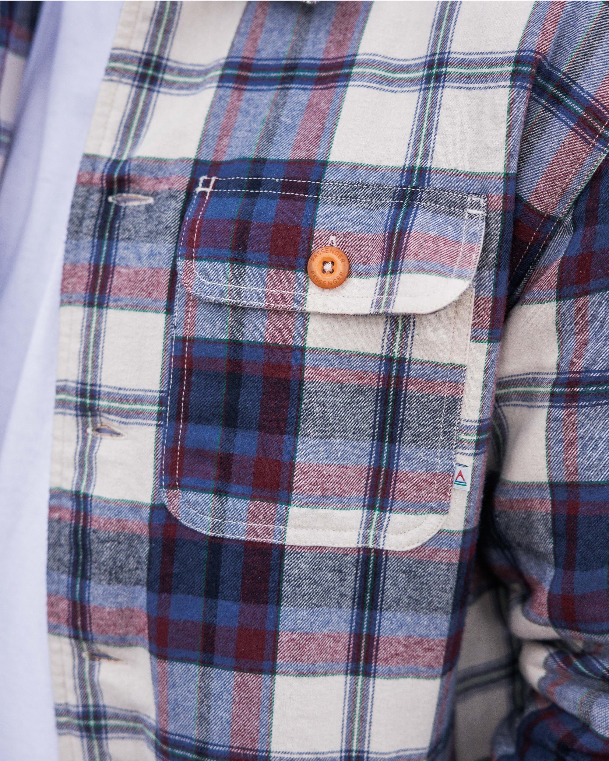 Freestyle Sherpa-Lined Overshirt - Vintage White - Image 8