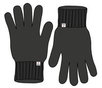 Gale Acrylic Knitted Gloves - Flecked Grey Marl - Image 10