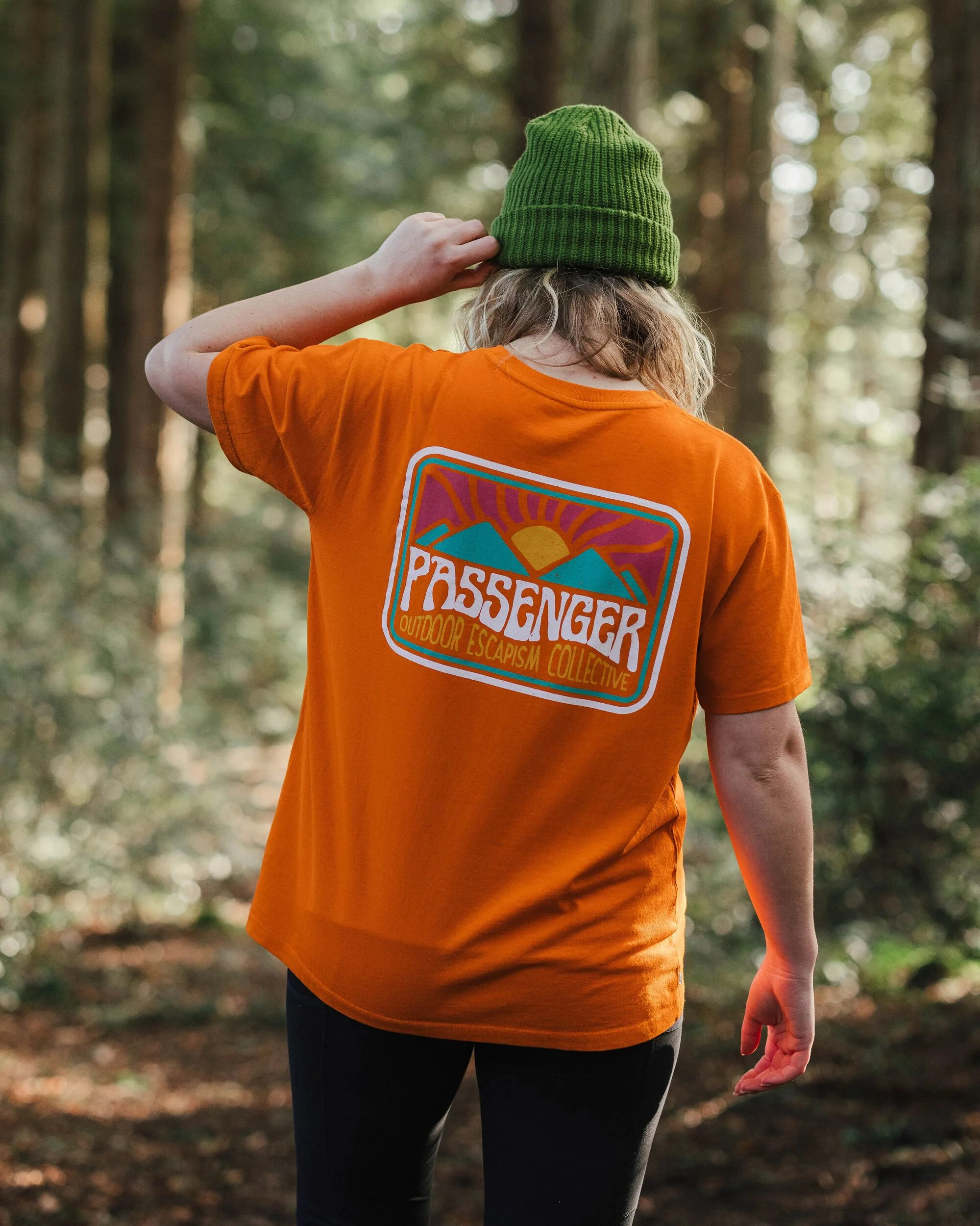 Golden Hour T-Shirt - Sunrise Orange - Image 4