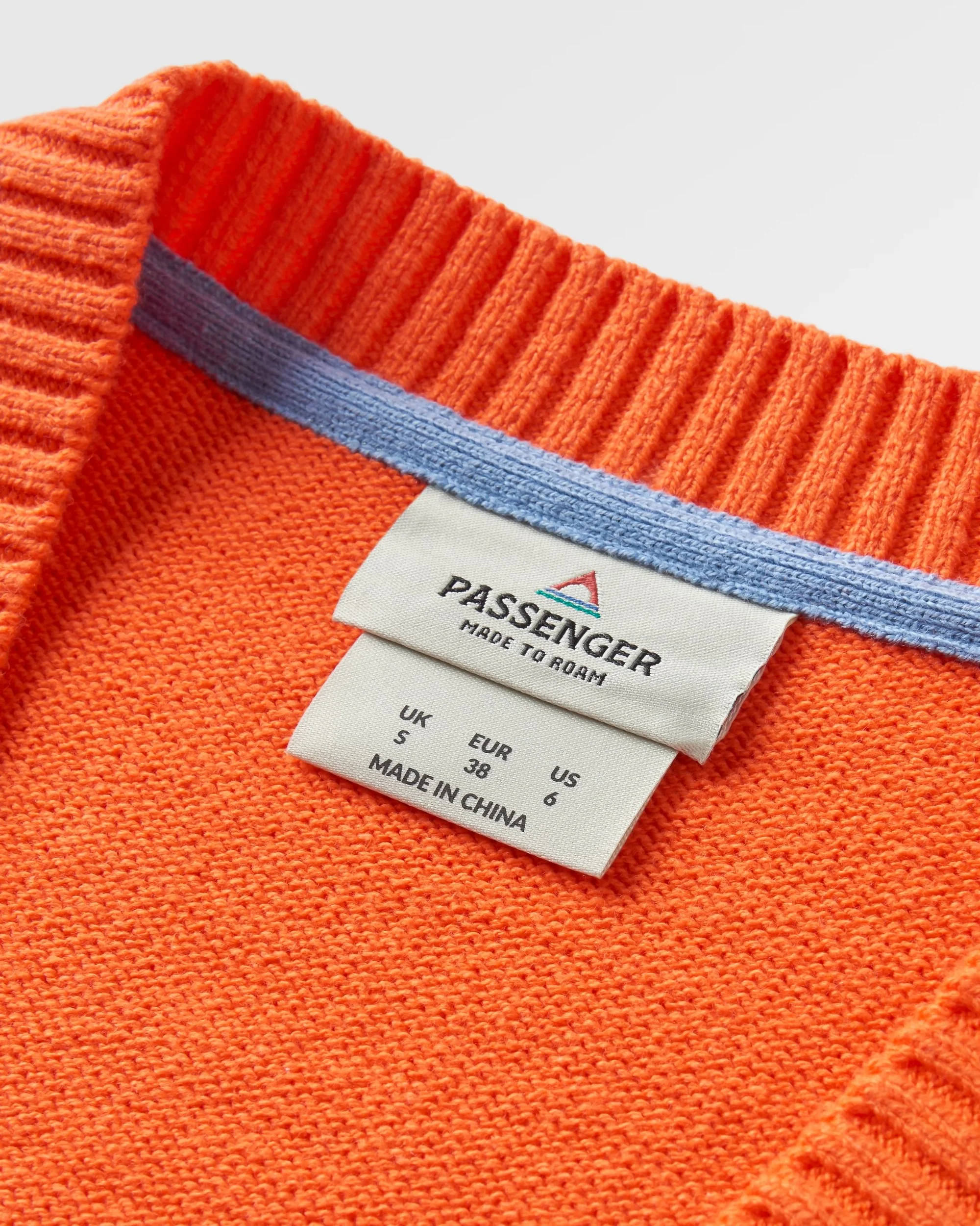 Grace Open Knit Cardigan - Ember Orange - Image 9