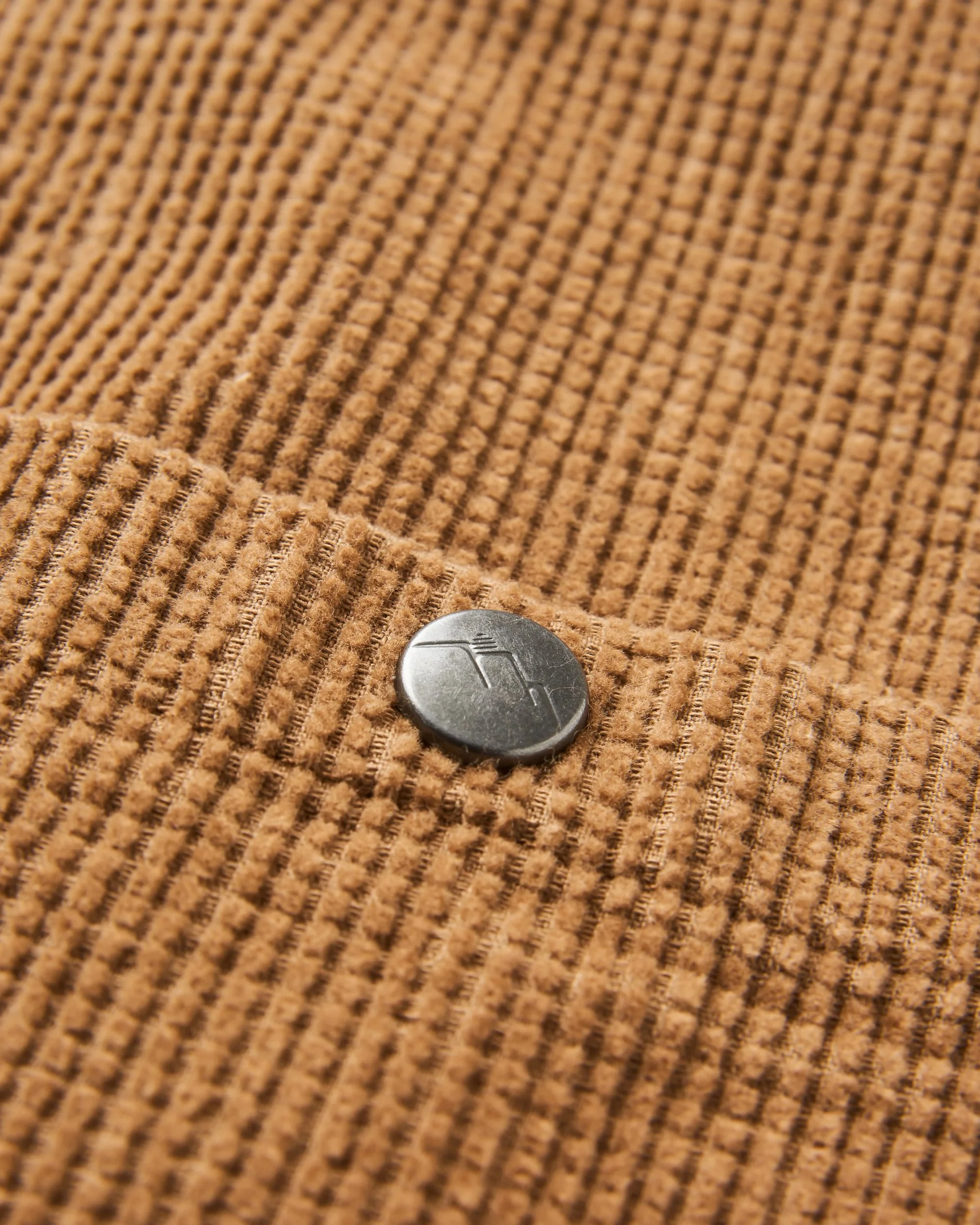 Harvest Organic Cotton Cord Overshirt - Caramel Brown - Image 7