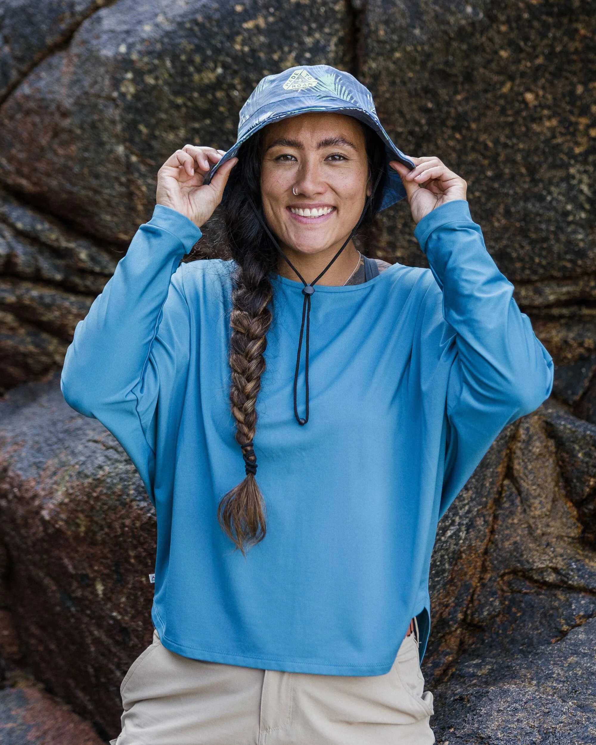 Hatha Active Top - Blue Steel - Image 3