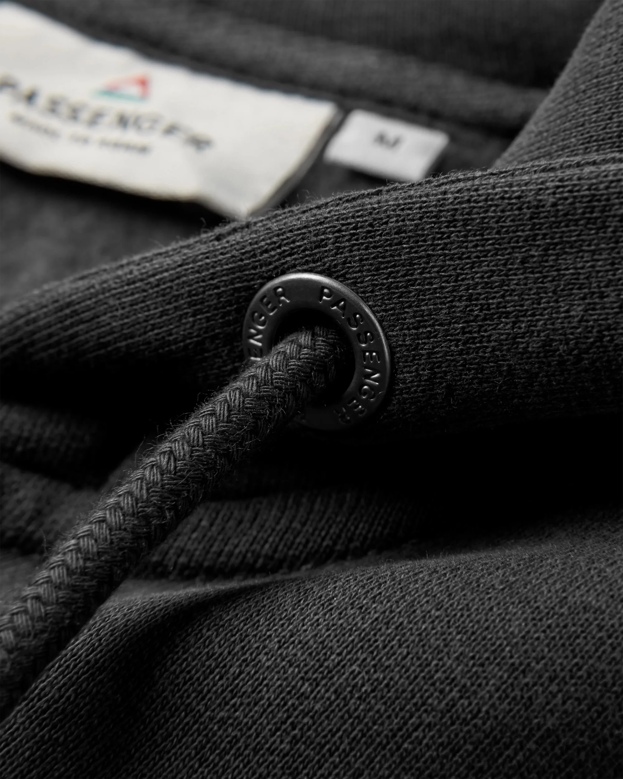 Heritage Full Zip Hoodie - Black - Image 5